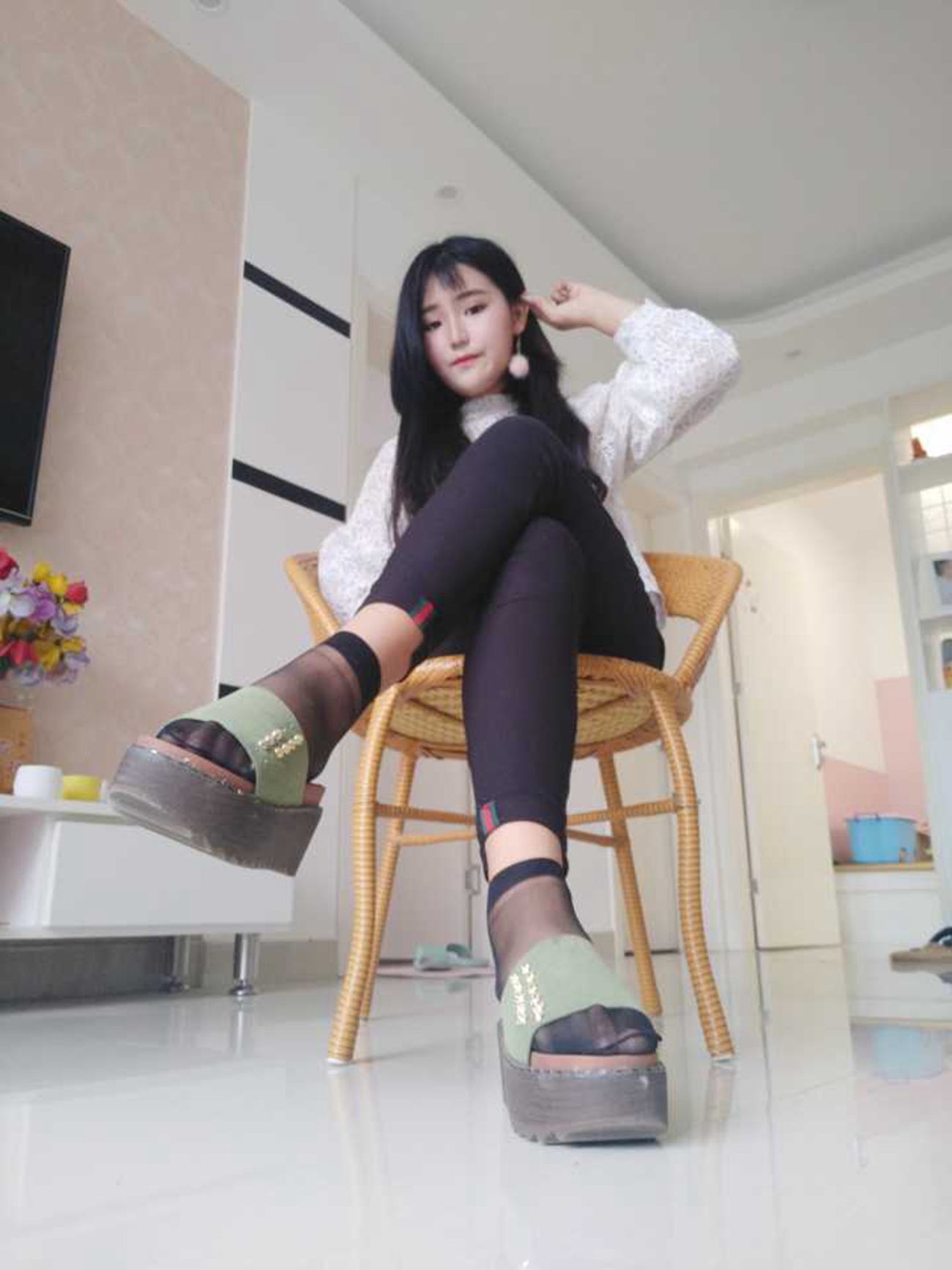 图片[77]-学妹校园寝室短丝系列033期 孙文惠[107P] – 速更版-美库