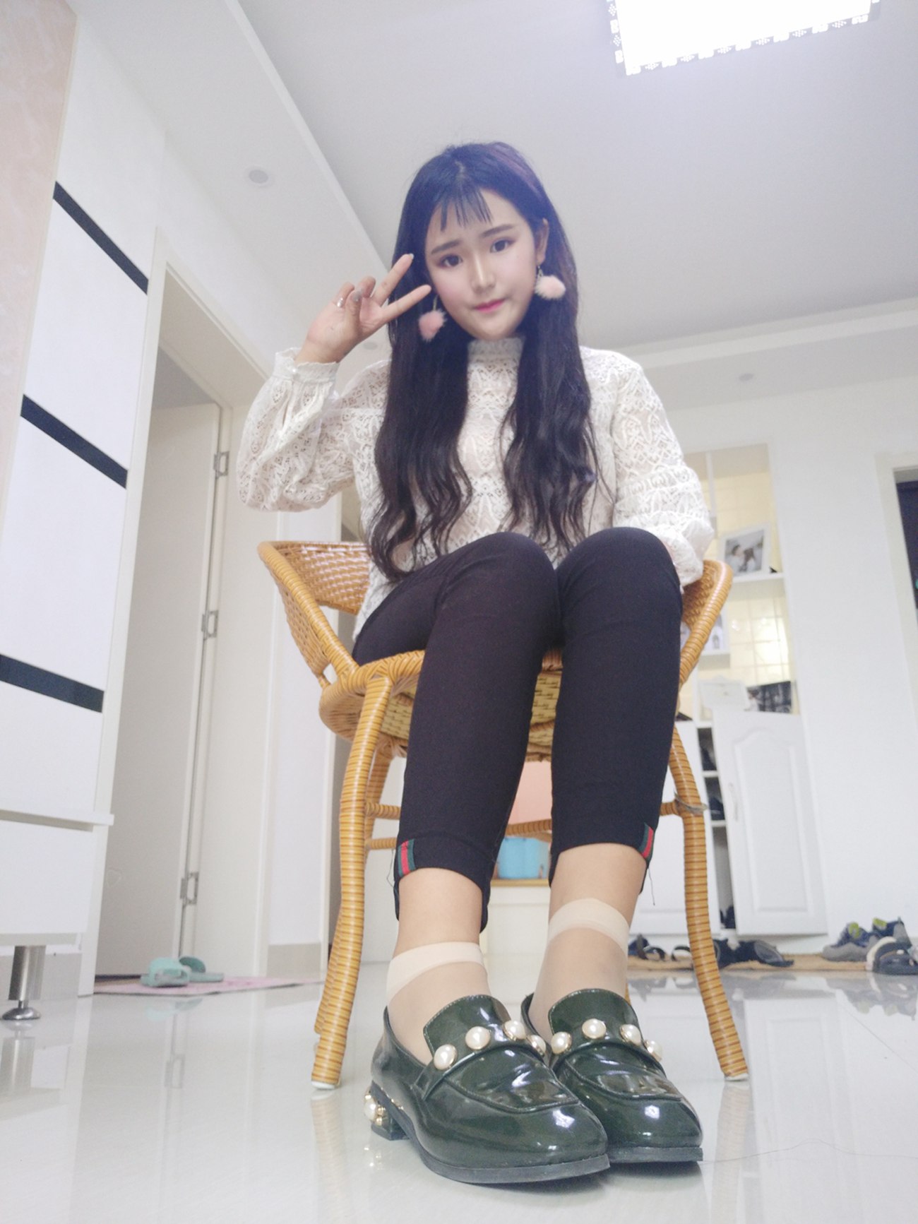 图片[78]-学妹校园寝室短丝系列033期 孙文惠[107P] – 速更版-美库