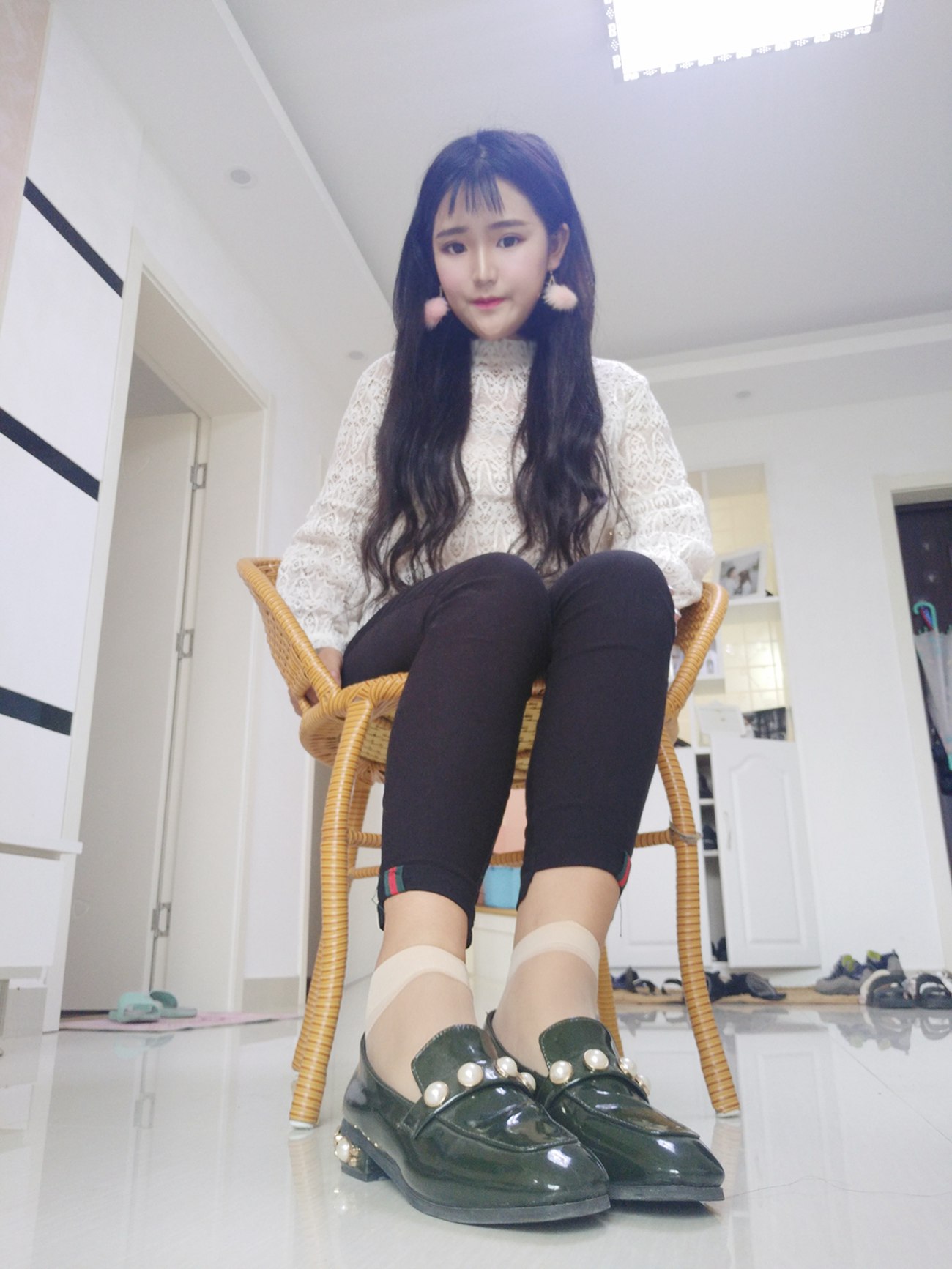 图片[82]-学妹校园寝室短丝系列033期 孙文惠[107P] – 速更版-美库