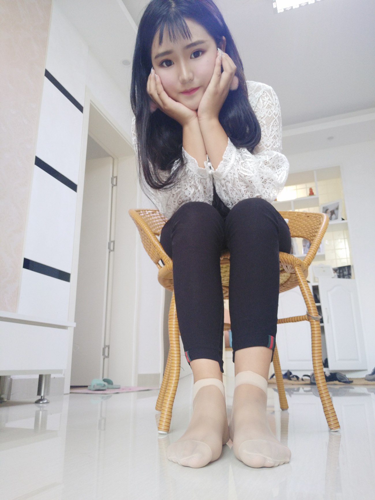 图片[83]-学妹校园寝室短丝系列033期 孙文惠[107P] – 速更版-美库