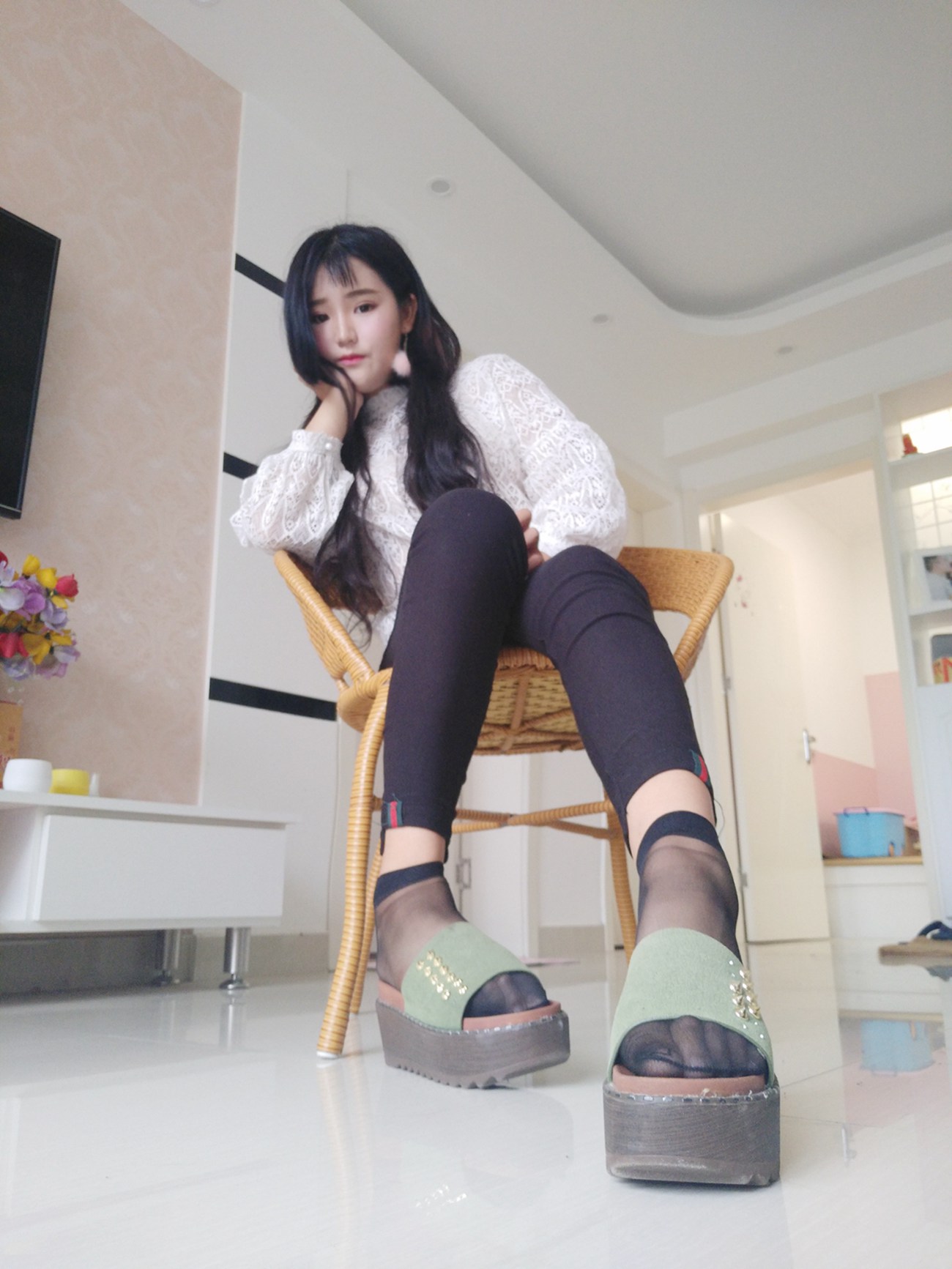 图片[84]-学妹校园寝室短丝系列033期 孙文惠[107P] – 速更版-美库