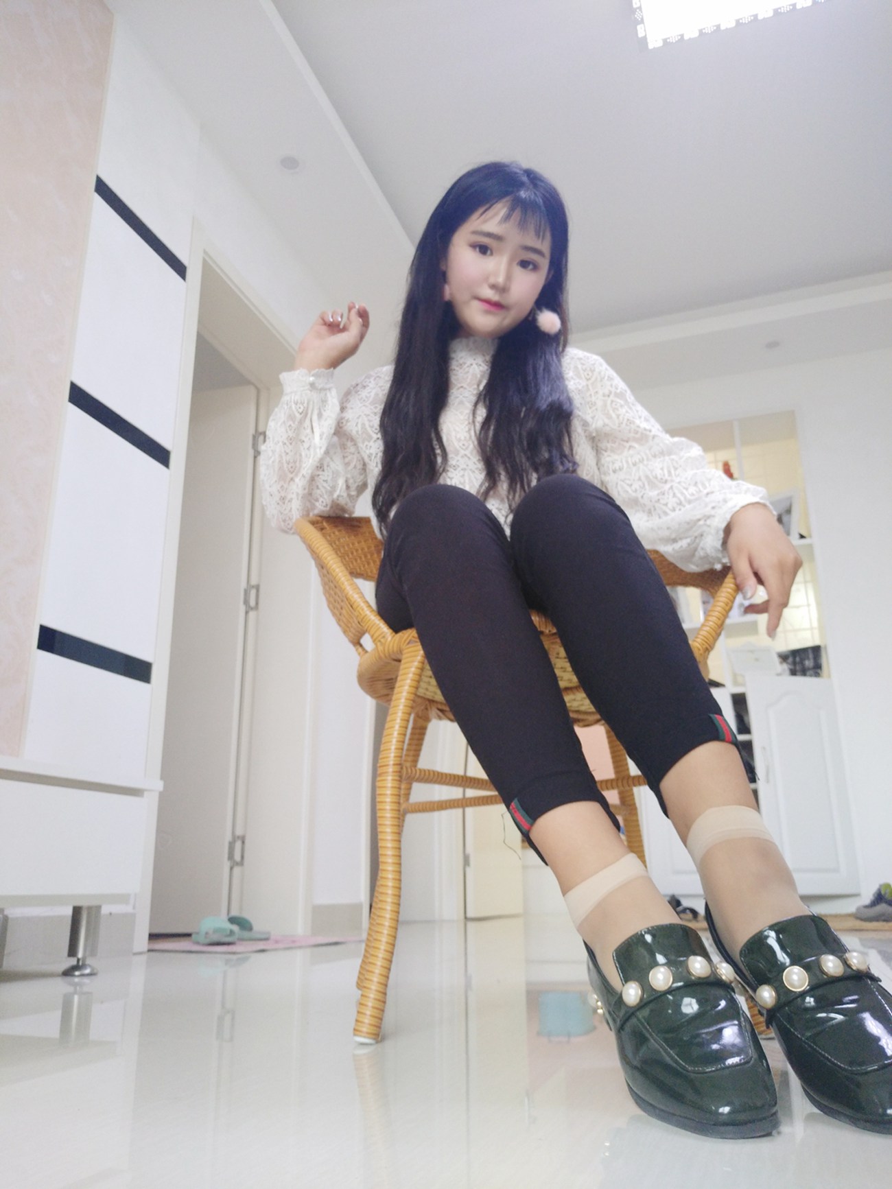 图片[86]-学妹校园寝室短丝系列033期 孙文惠[107P] – 速更版-美库