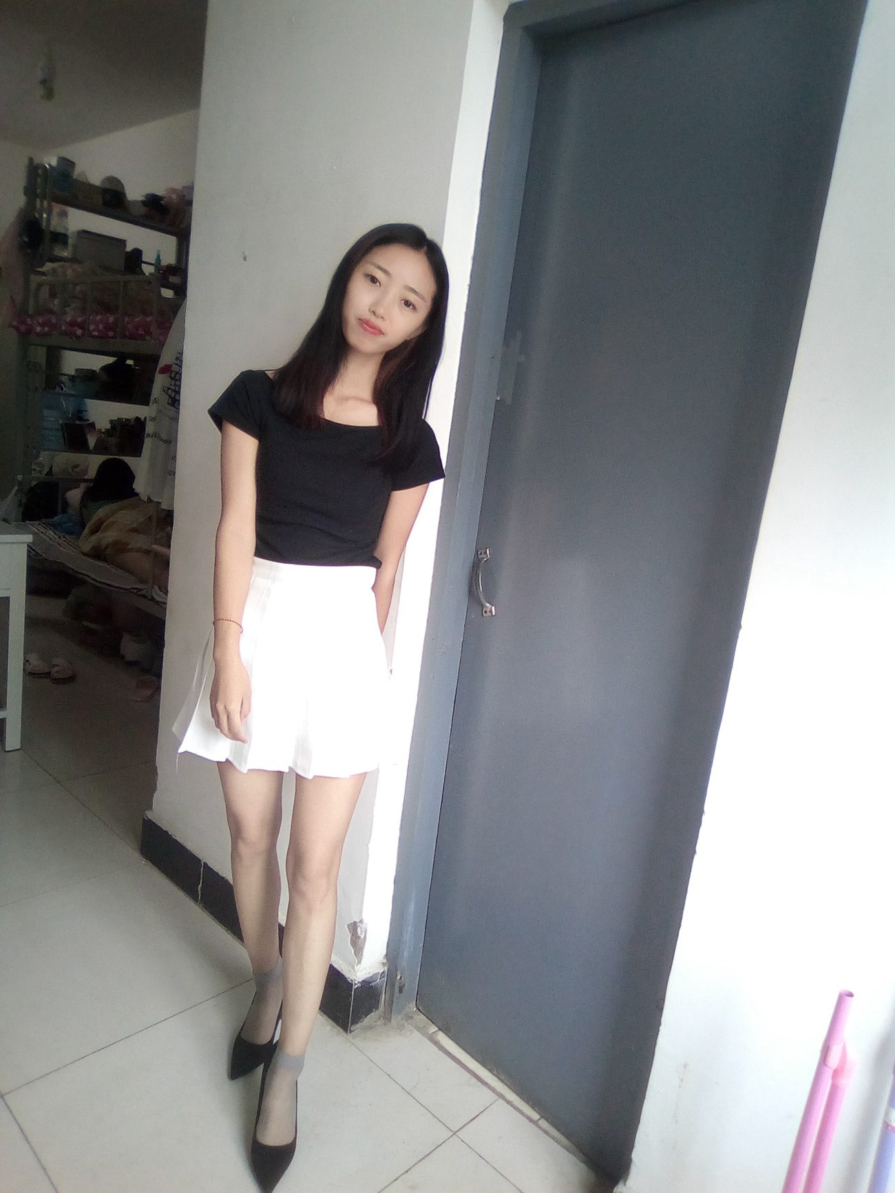 图片[76]-学妹校园寝室短丝系列034期 卫艺[190P] – 速更版-美库