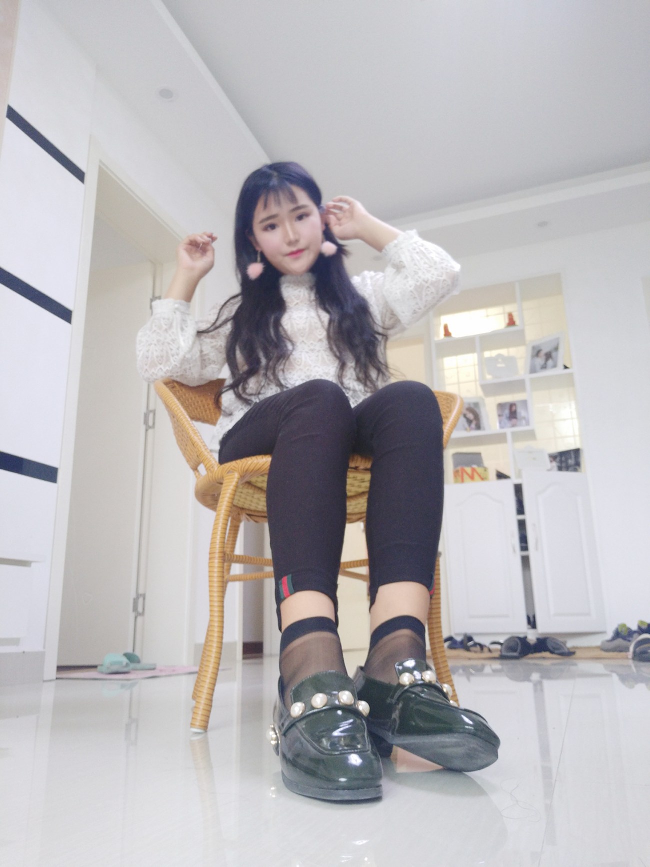 图片[93]-学妹校园寝室短丝系列033期 孙文惠[107P] – 速更版-美库