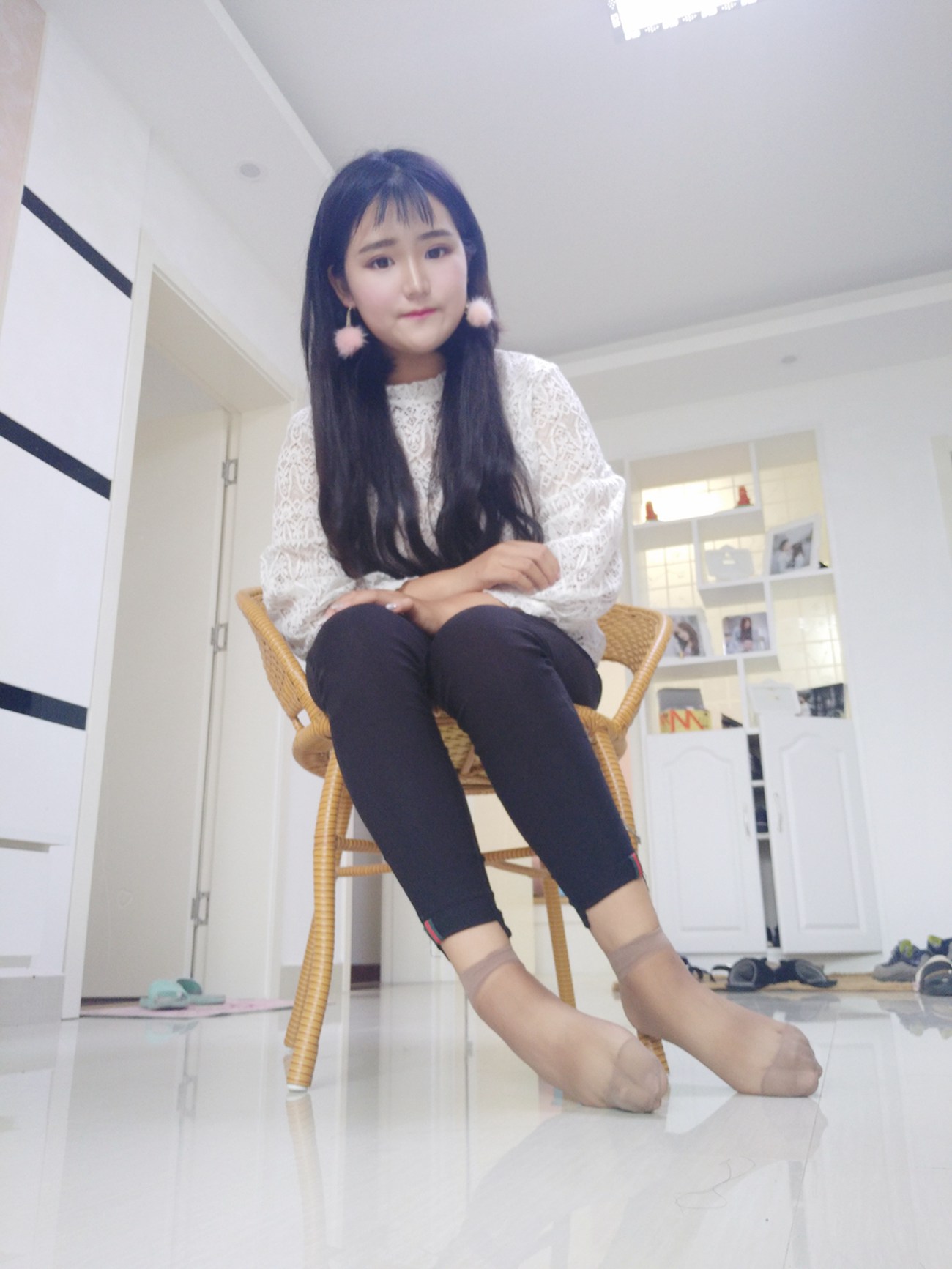 图片[95]-学妹校园寝室短丝系列033期 孙文惠[107P] – 速更版-美库