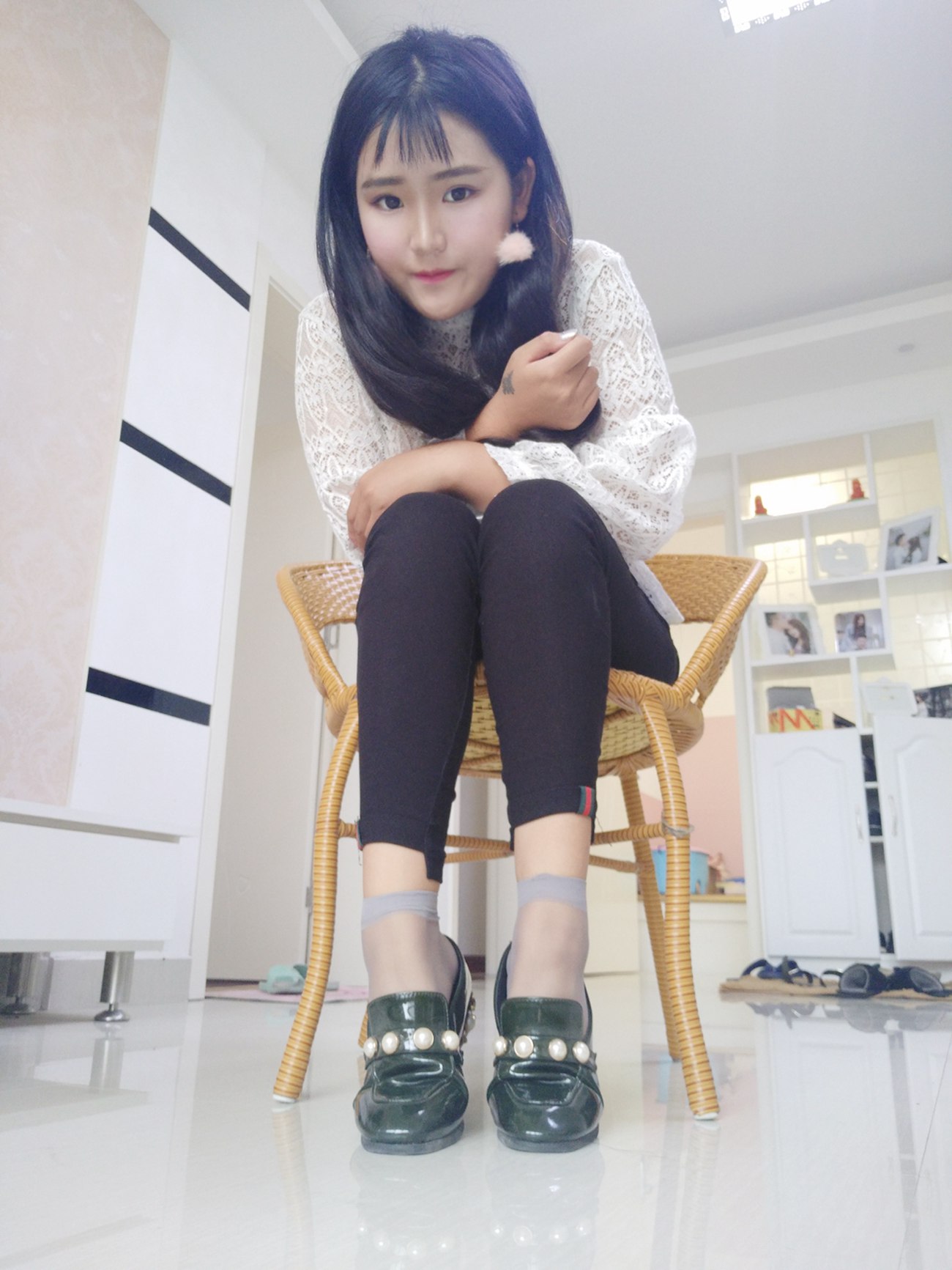 图片[102]-学妹校园寝室短丝系列033期 孙文惠[107P] – 速更版-美库