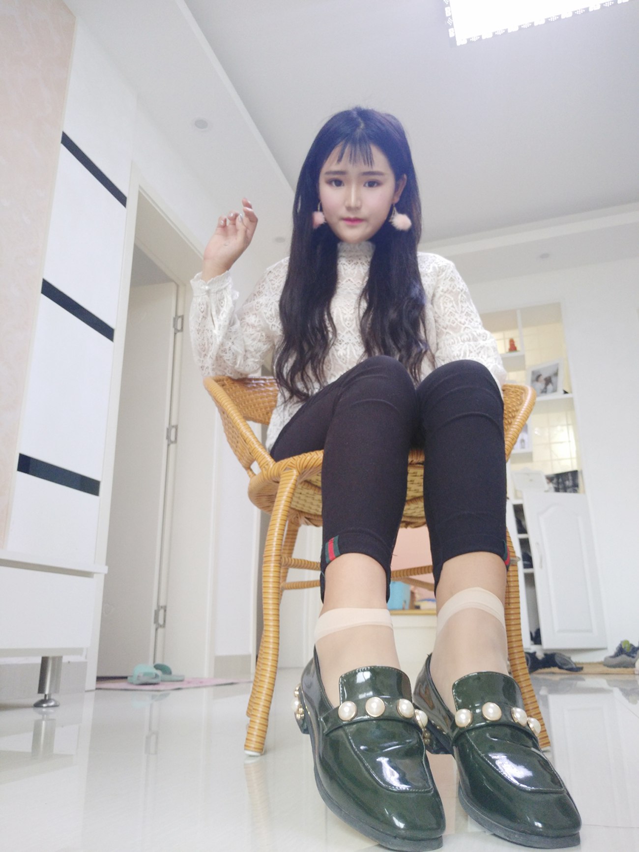 图片[105]-学妹校园寝室短丝系列033期 孙文惠[107P] – 速更版-美库