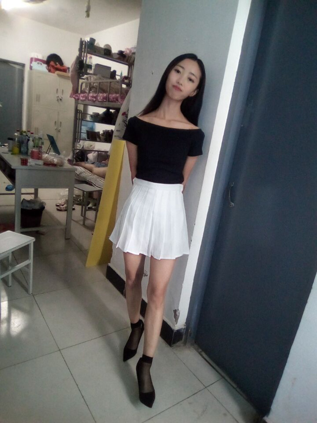 图片[94]-学妹校园寝室短丝系列034期 卫艺[190P] – 速更版-美库