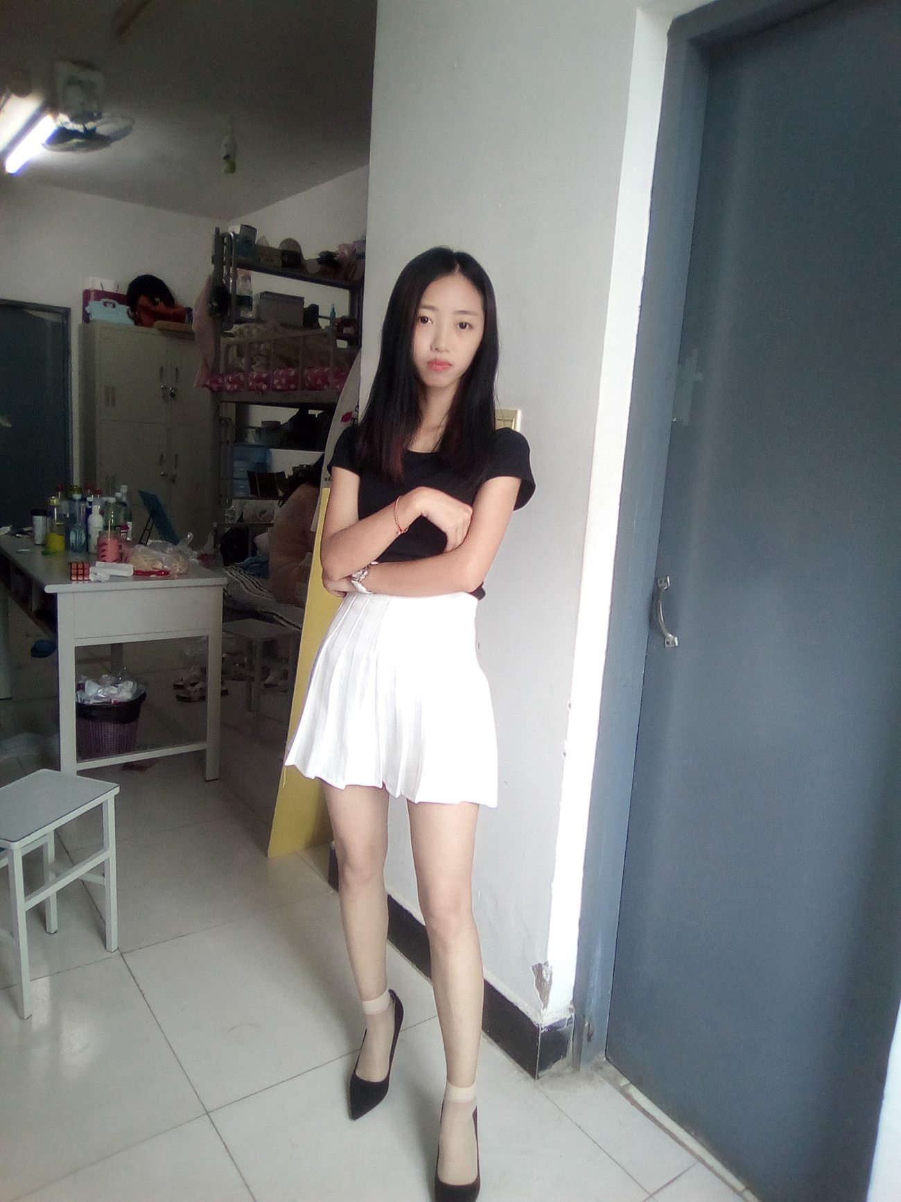 图片[126]-学妹校园寝室短丝系列034期 卫艺[190P] – 速更版-美库