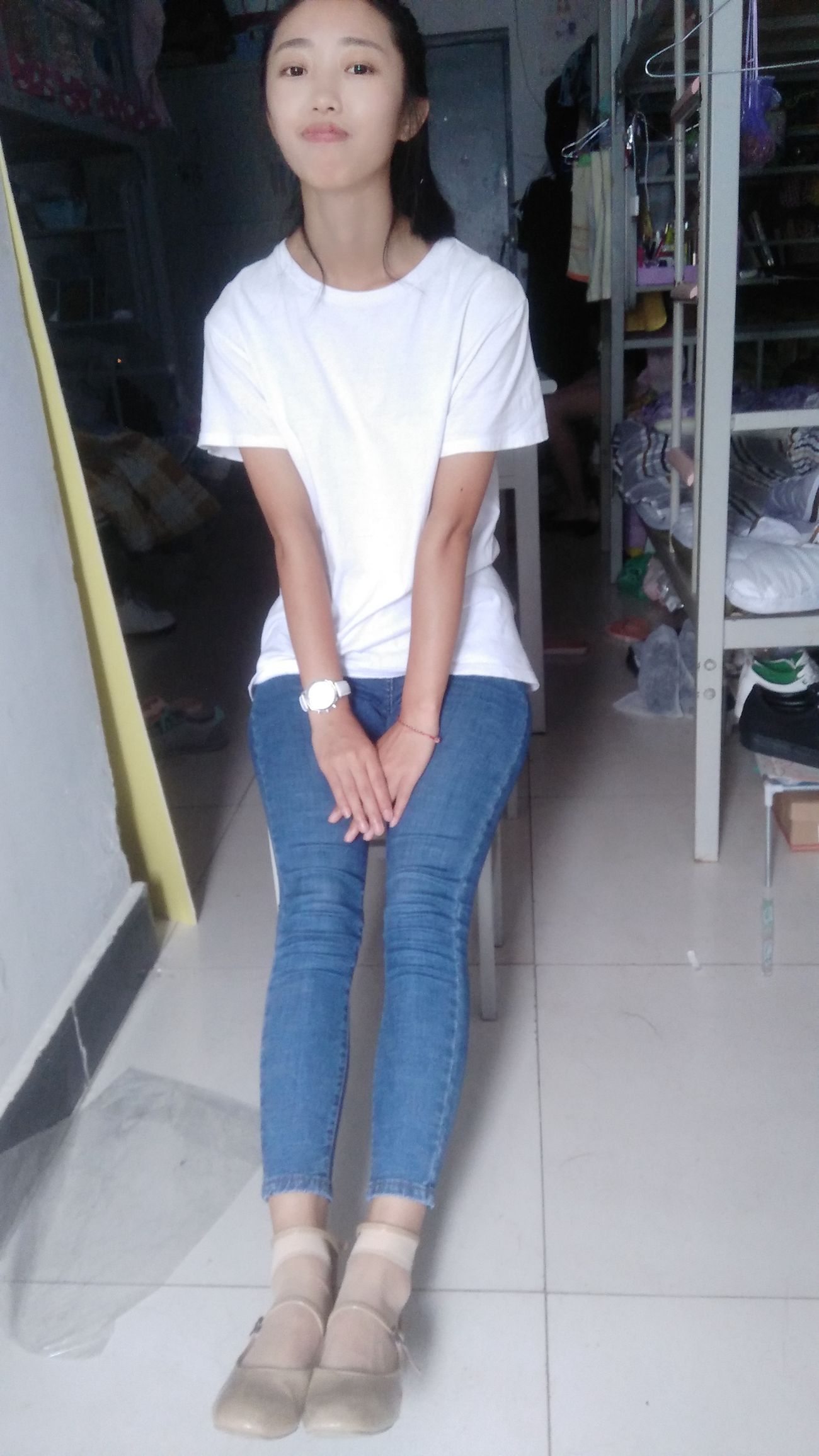 图片[128]-学妹校园寝室短丝系列034期 卫艺[190P] – 速更版-美库