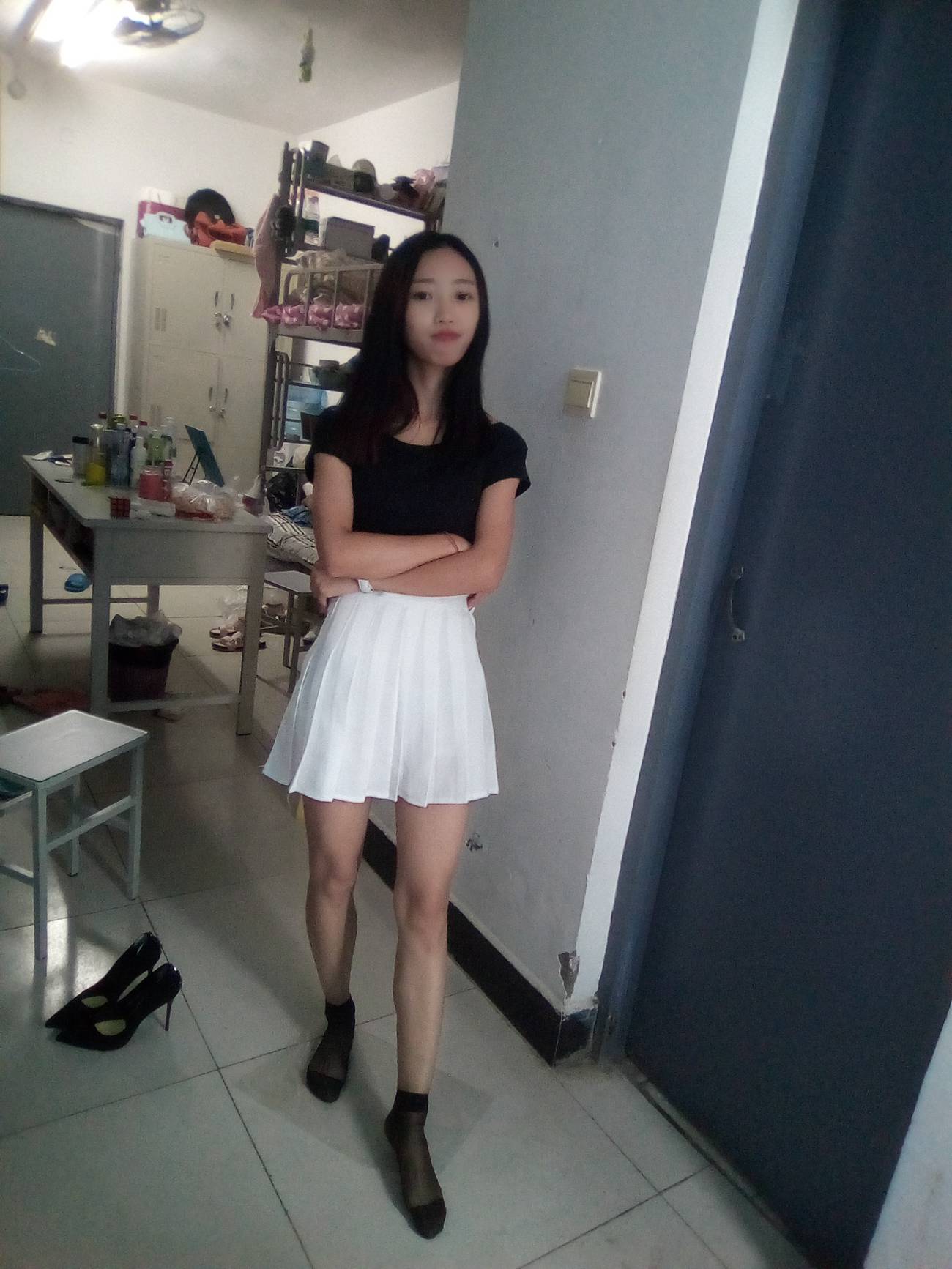 图片[139]-学妹校园寝室短丝系列034期 卫艺[190P] – 速更版-美库