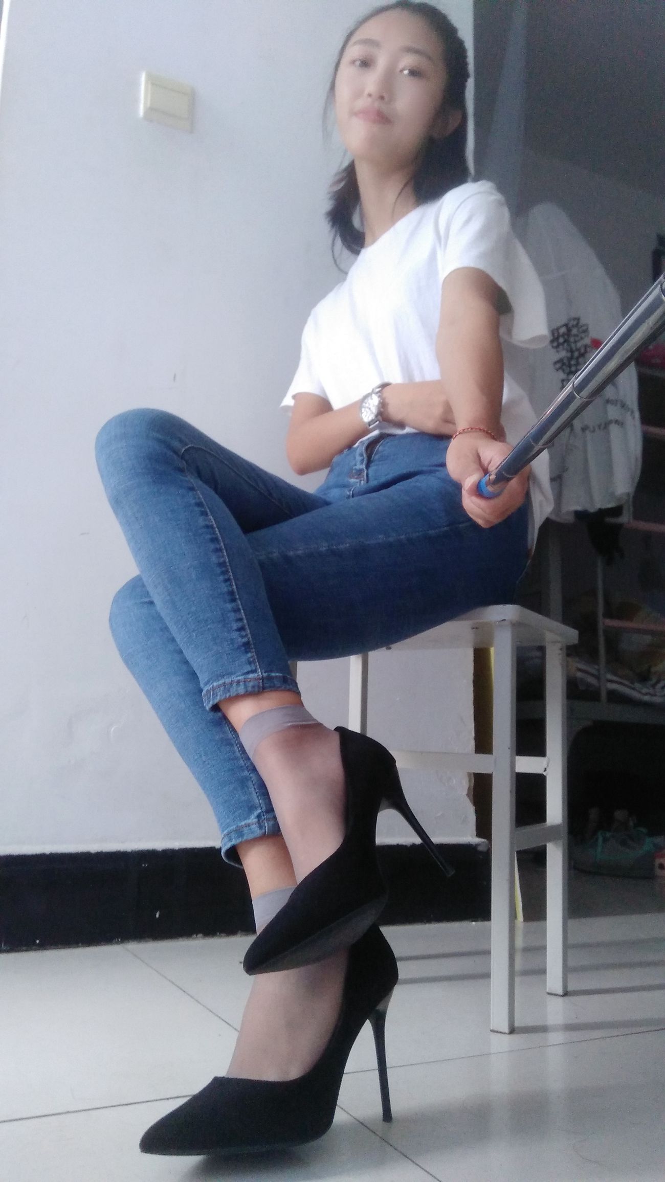 图片[150]-学妹校园寝室短丝系列034期 卫艺[190P] – 速更版-美库