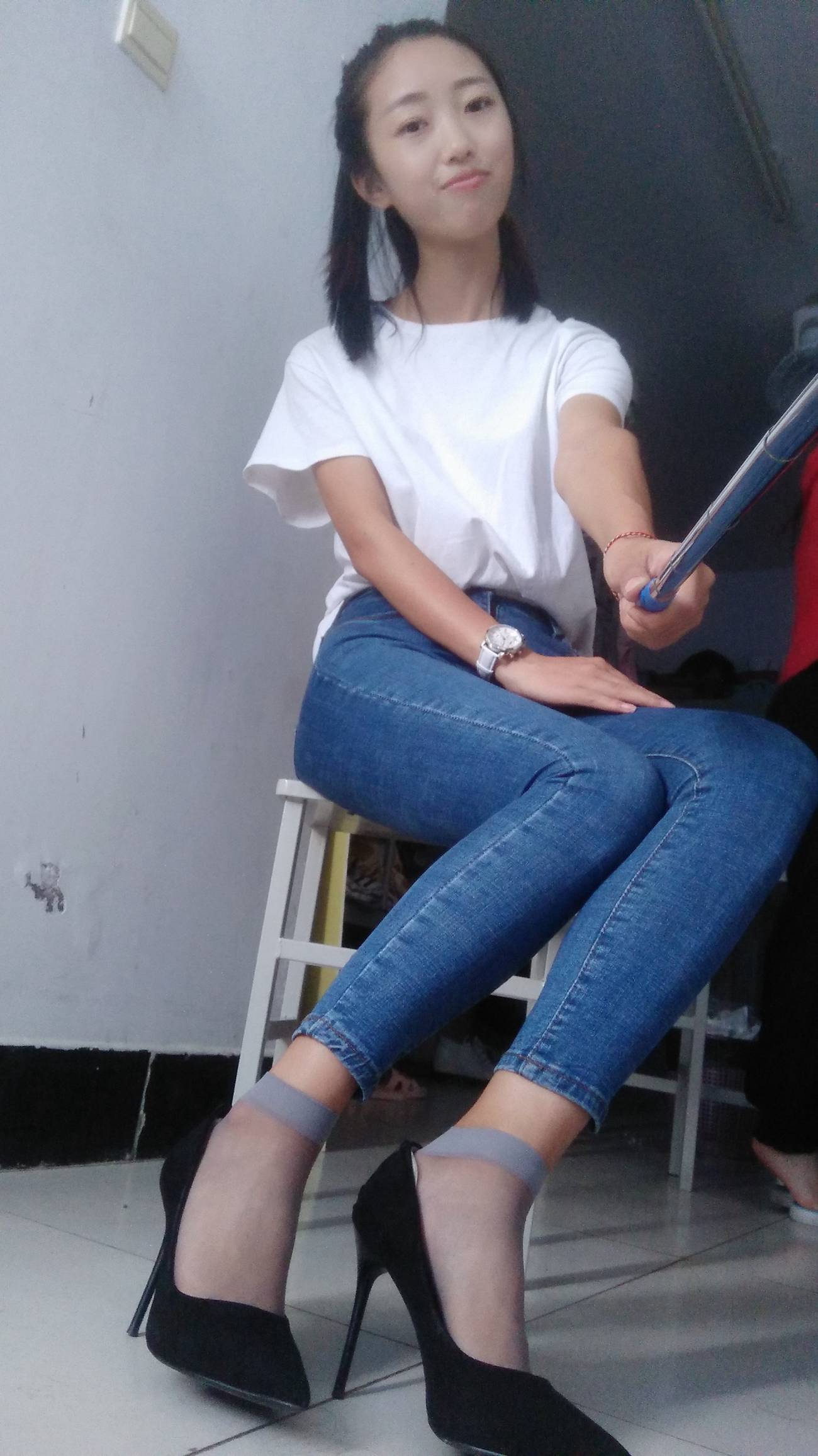 图片[162]-学妹校园寝室短丝系列034期 卫艺[190P] – 速更版-美库