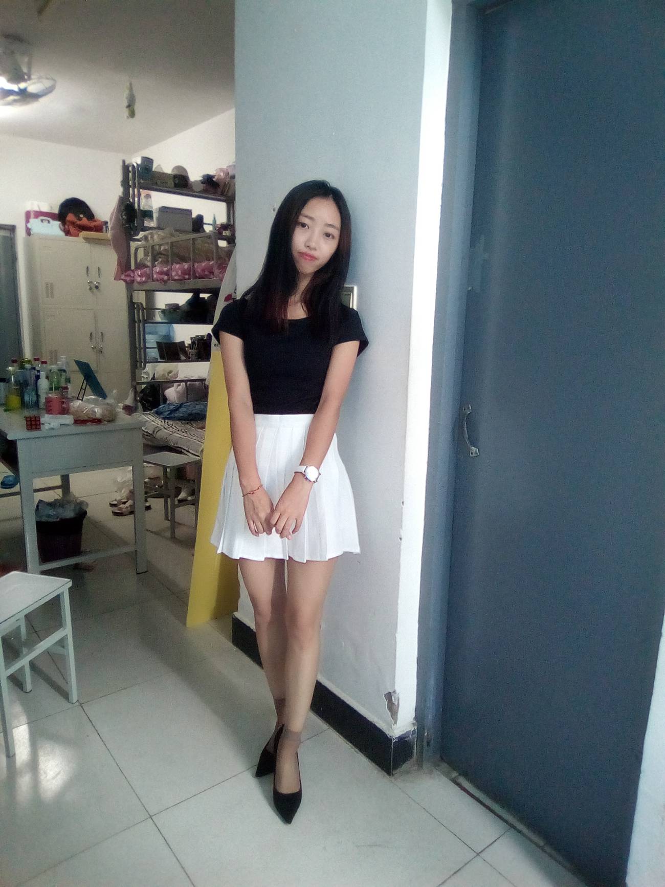 图片[185]-学妹校园寝室短丝系列034期 卫艺[190P] – 速更版-美库