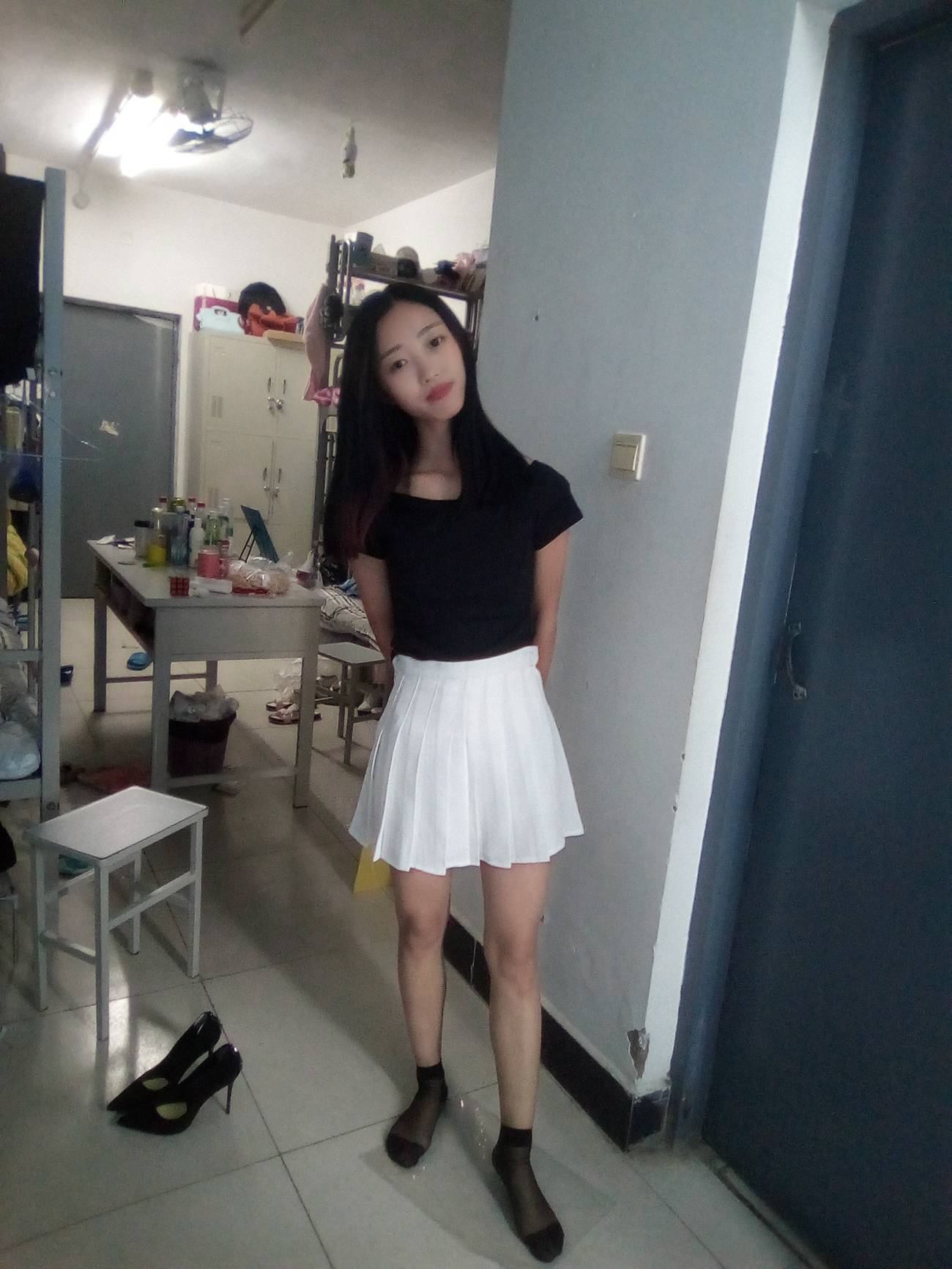 图片[189]-学妹校园寝室短丝系列034期 卫艺[190P] – 速更版-美库