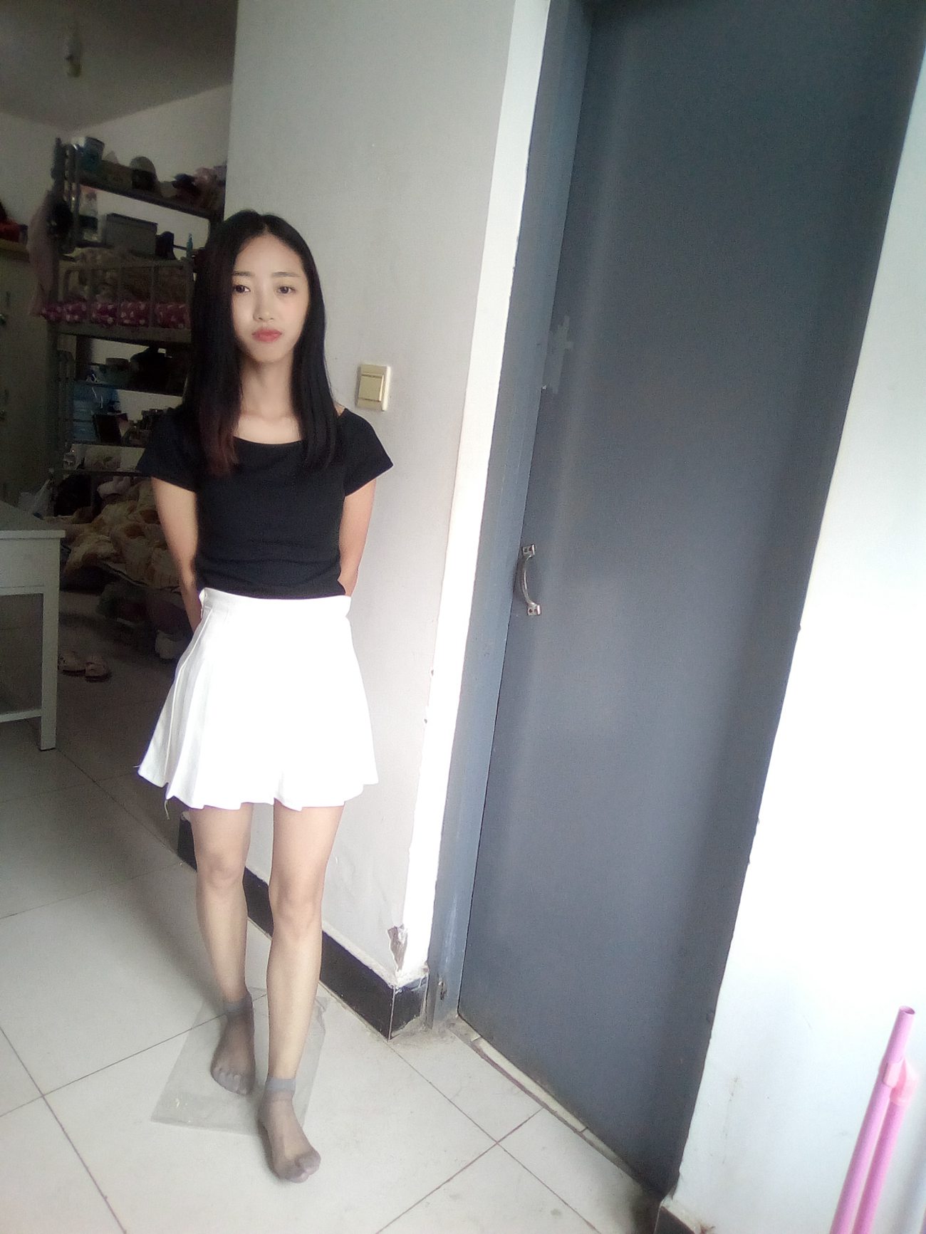 图片[188]-学妹校园寝室短丝系列034期 卫艺[190P] – 速更版-美库