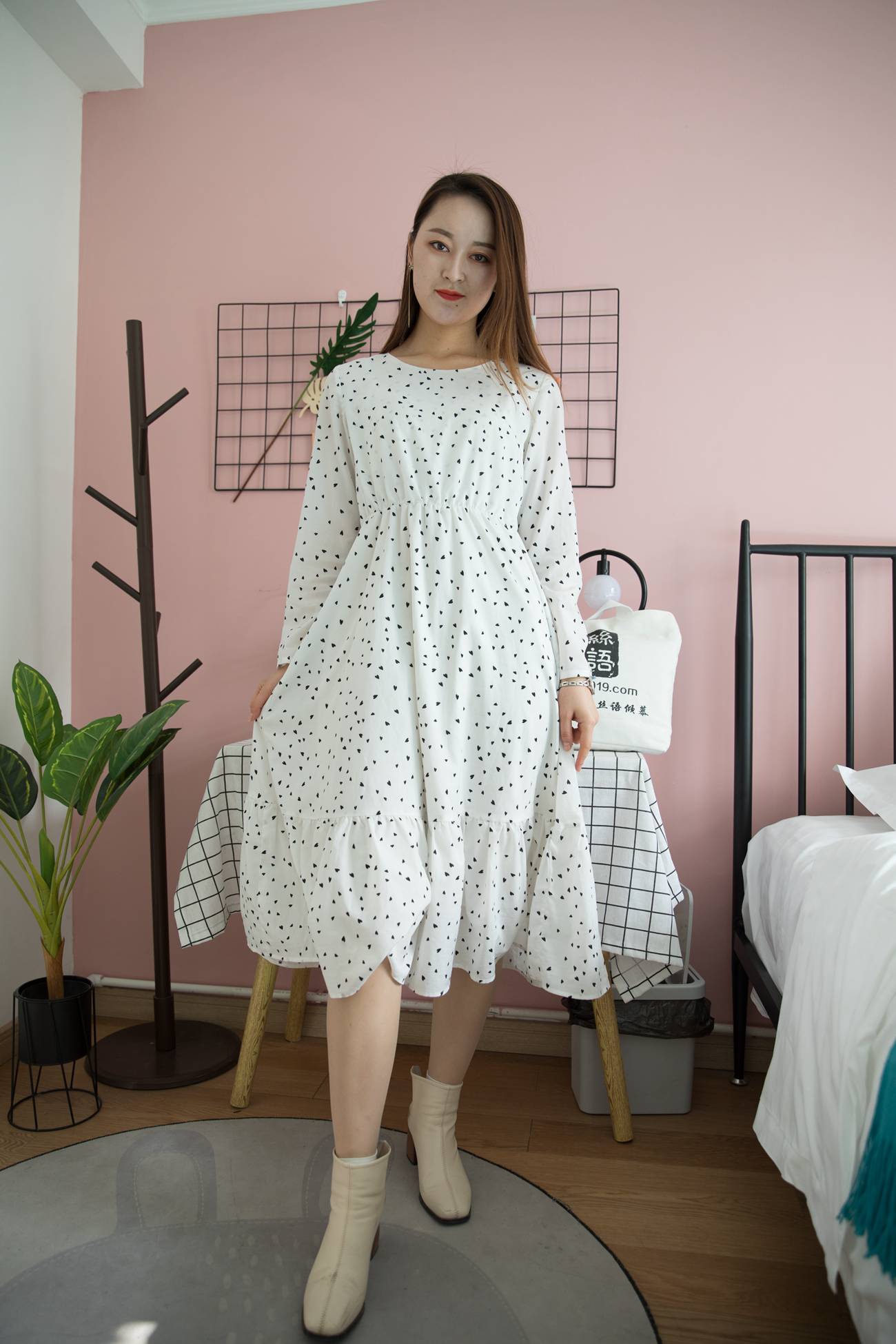 图片[160]-物恋传媒 No.350 诺诺-波点圆舞曲 [160P] – 速更版-美库