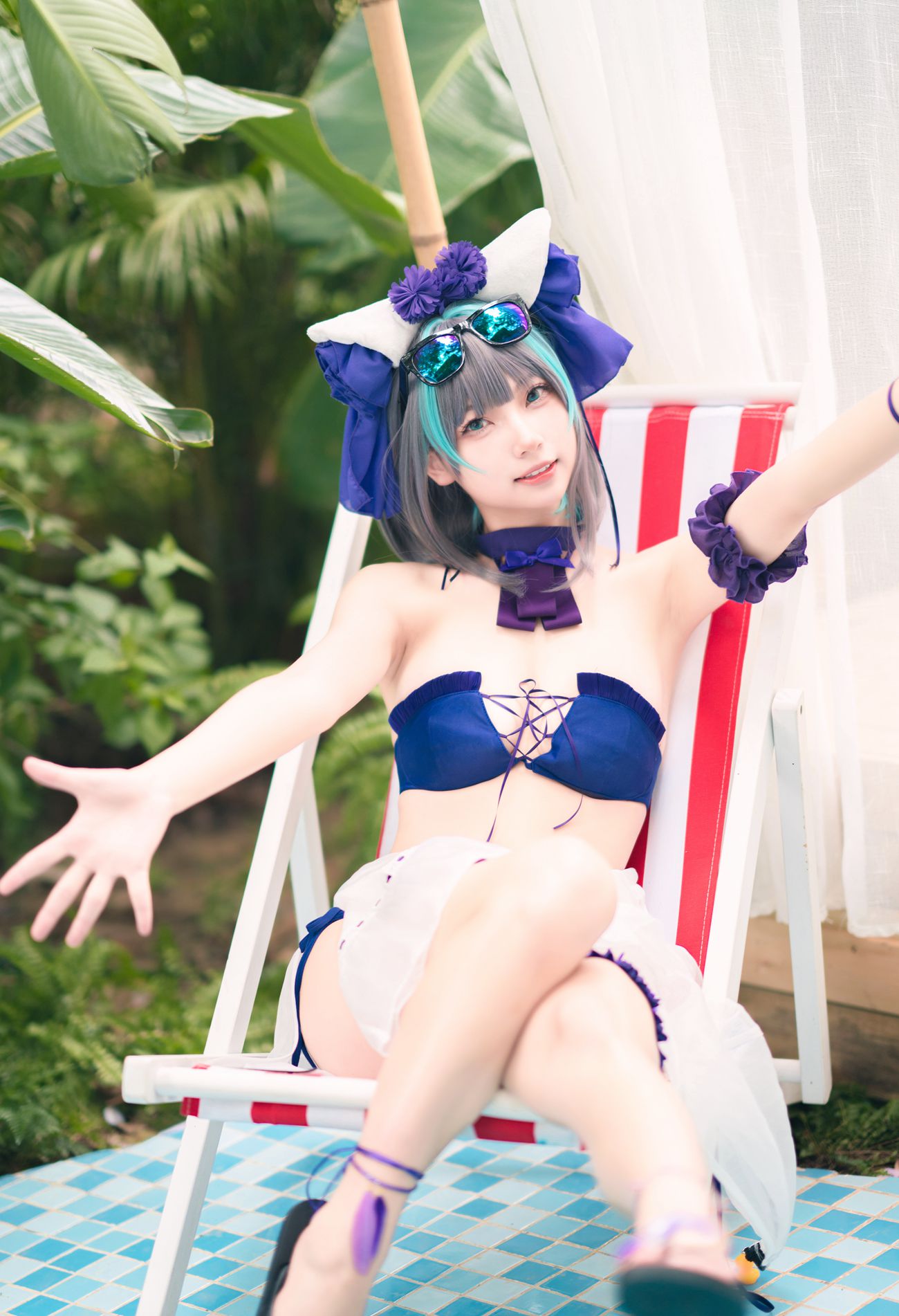 图片[9]-橙喵 – 柴郡COS 着水 [16P] – 速更版-美库