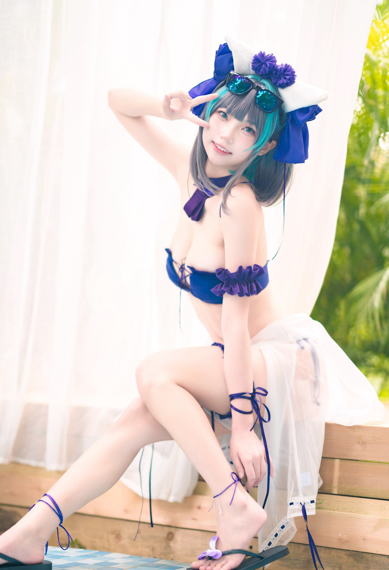 图片[10]-橙喵 – 柴郡COS 着水 [16P] – 速更版-美库