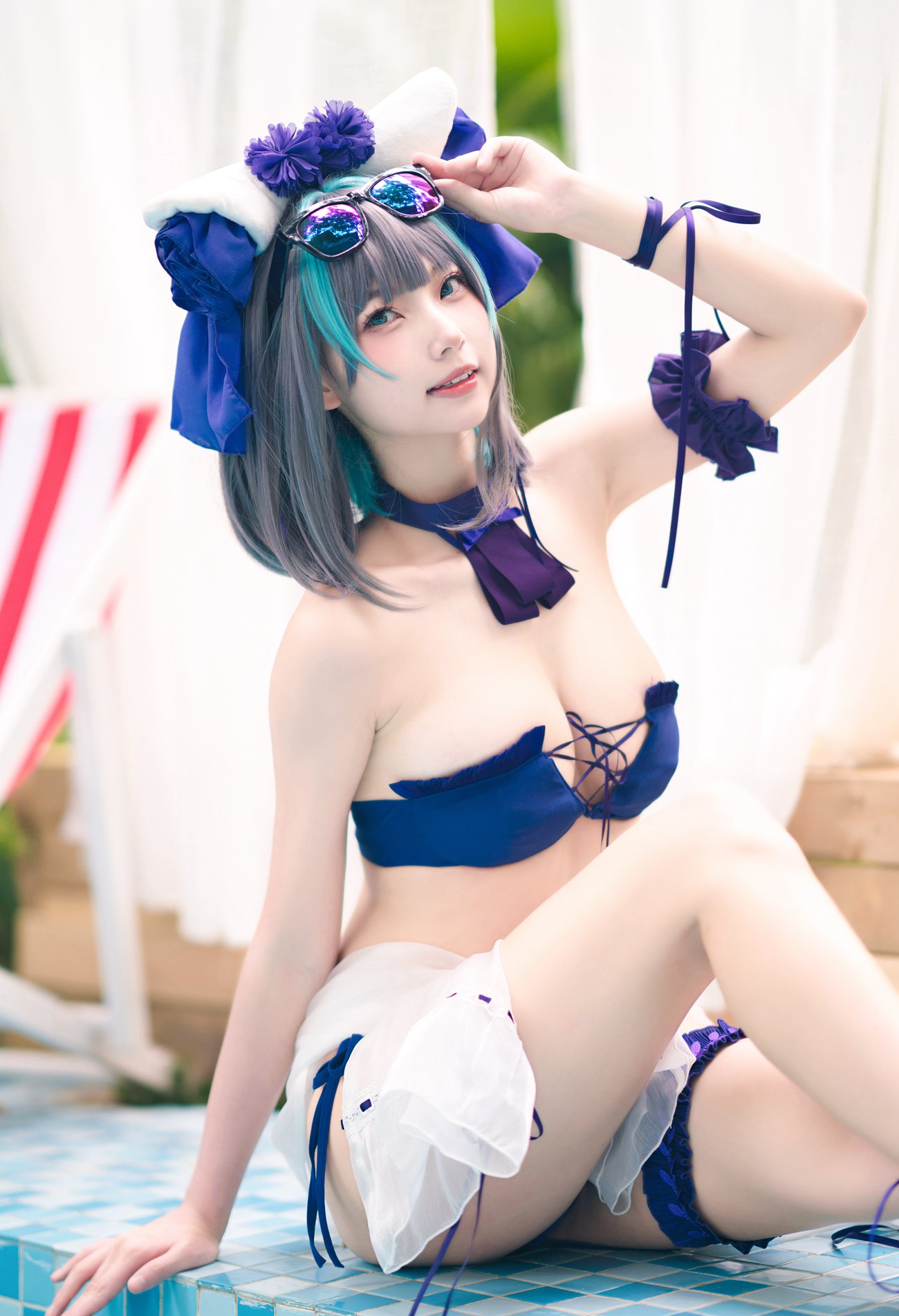 图片[15]-橙喵 – 柴郡COS 着水 [16P] – 速更版-美库