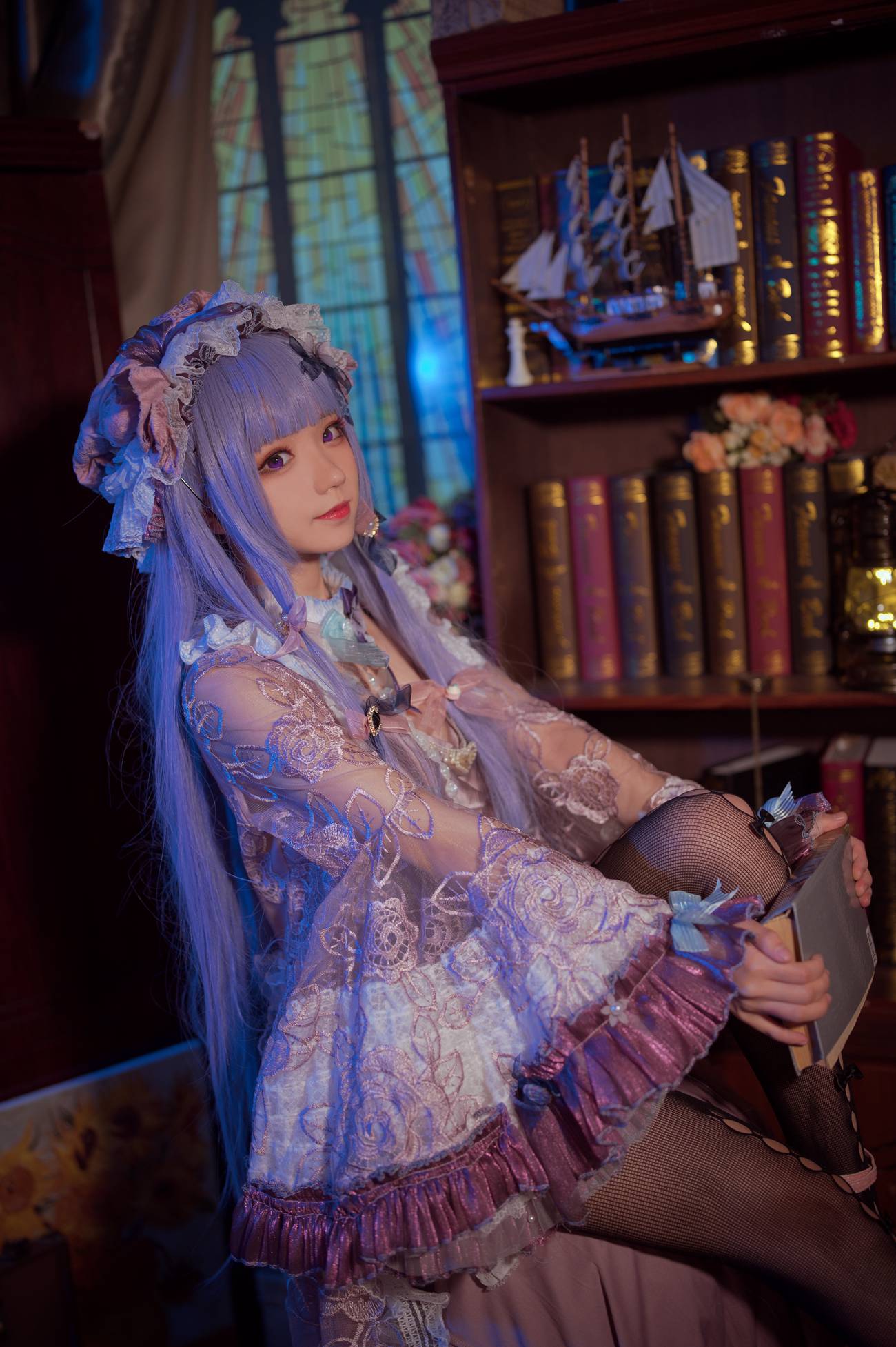 图片[11]-花柒Hana – 帕秋莉睡衣[13P] – 速更版-美库