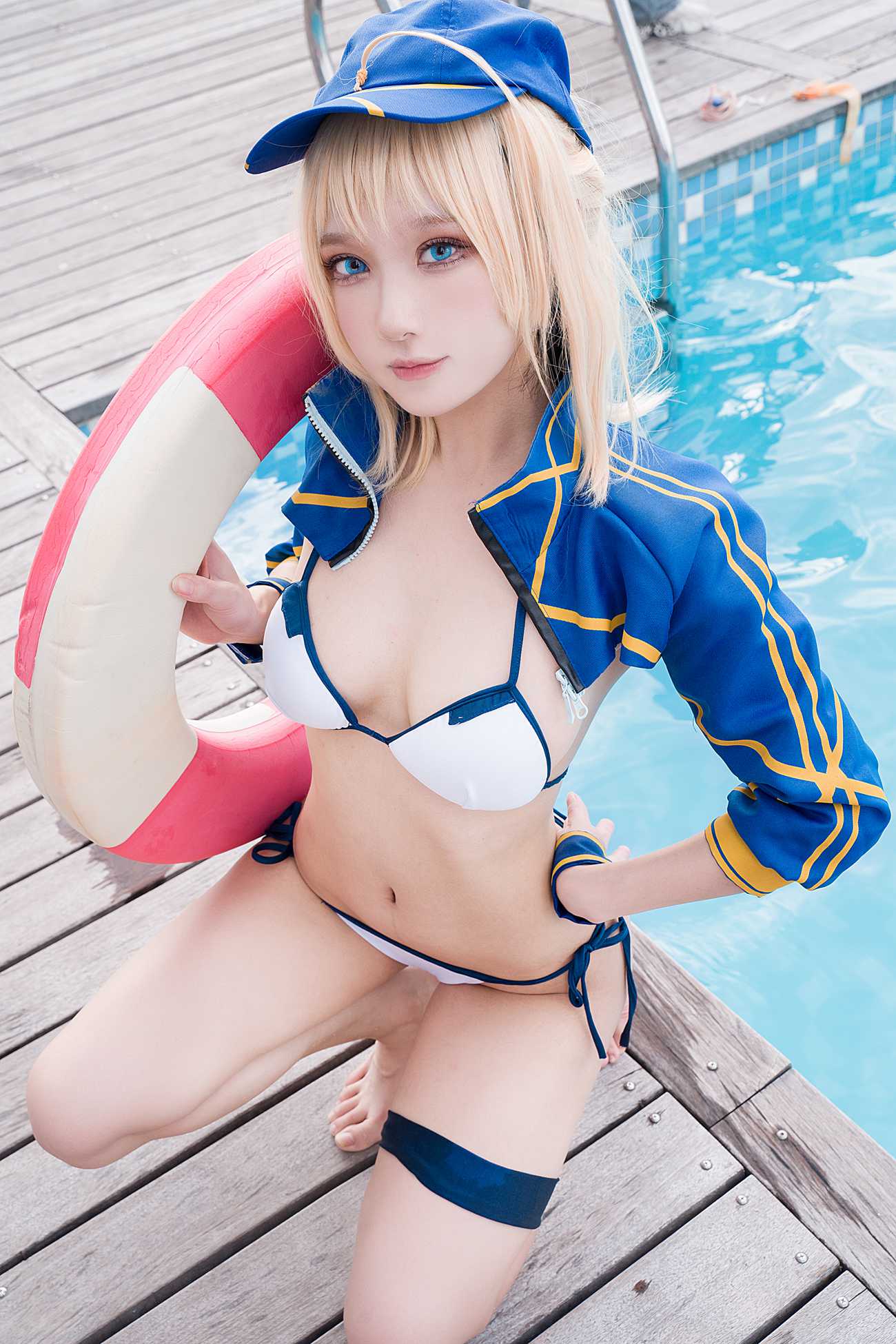 图片[18]-阿包也是兔娘 – 冲田总司泳装[25P] – 速更版-美库