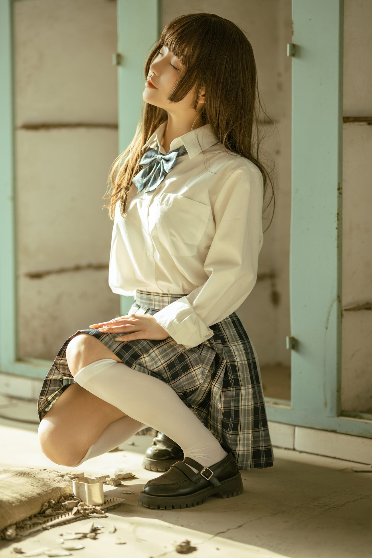 图片[18]-桃良阿宅 – 桃良JK [20P] – 速更版-美库