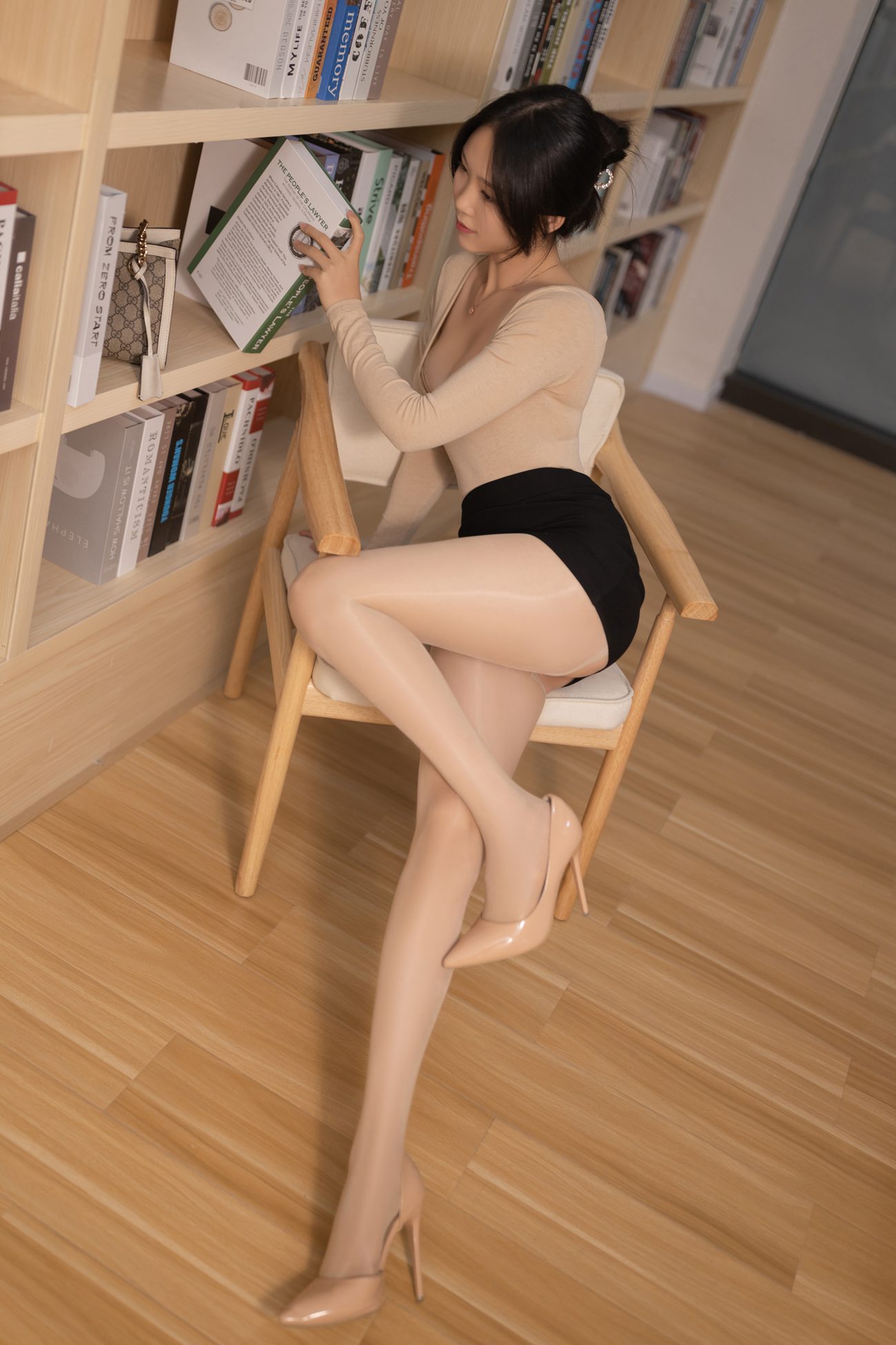 图片[14]-抖娘-利世图集 – 图书馆事件 [47P] – 速更版-美库