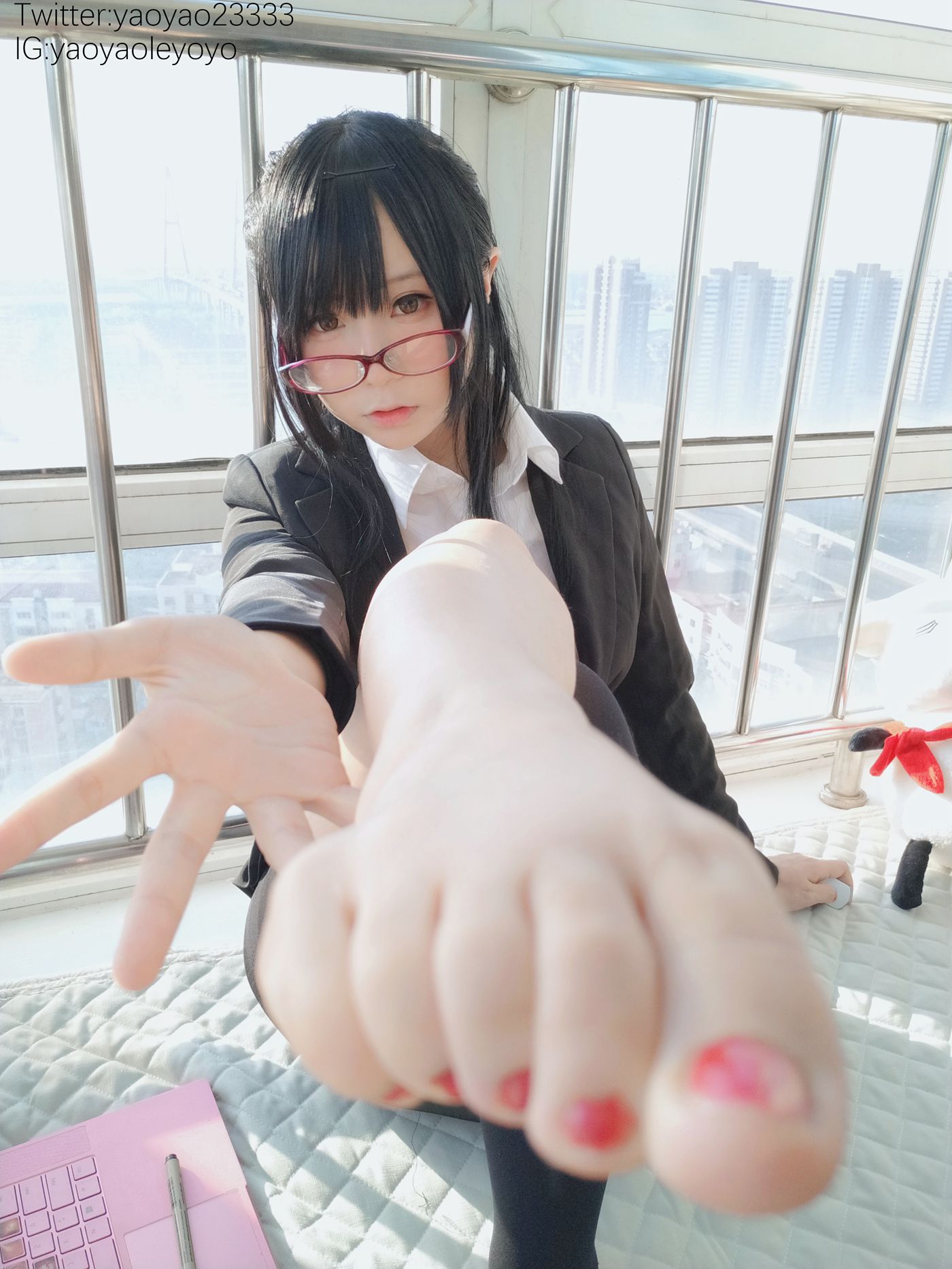 图片[22]-萌妹子Coser摇摇乐yoyo – 补习老师 [66P] – 速更版-美库