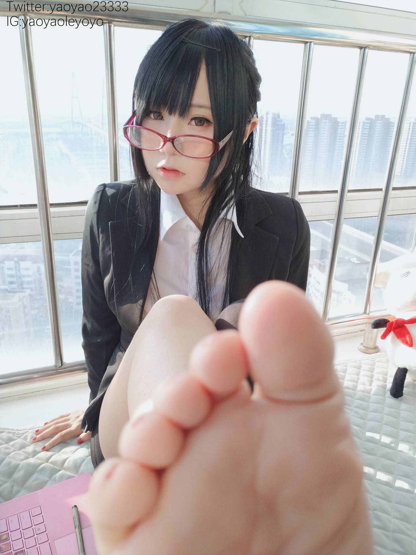 图片[23]-萌妹子Coser摇摇乐yoyo – 补习老师 [66P] – 速更版-美库