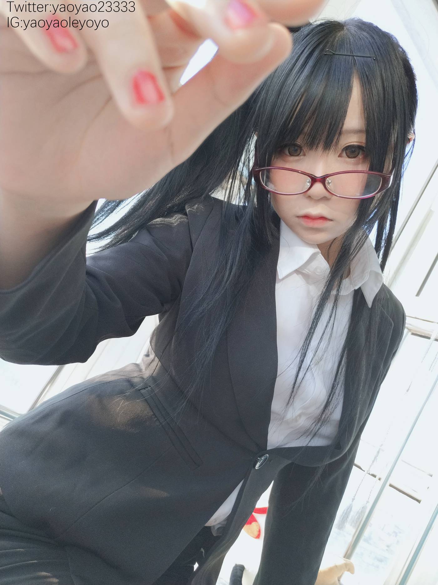 图片[27]-萌妹子Coser摇摇乐yoyo – 补习老师 [66P] – 速更版-美库