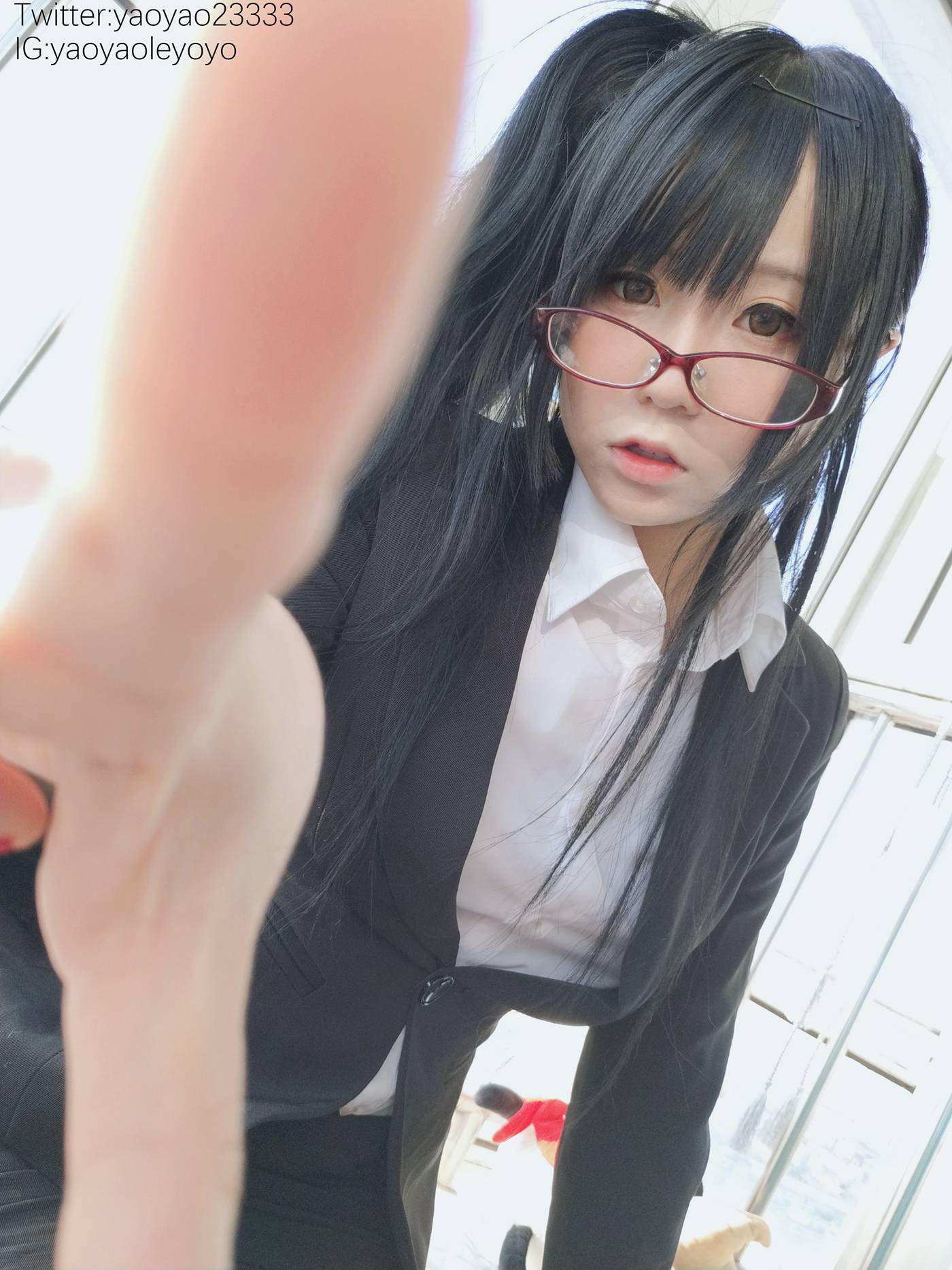 图片[28]-萌妹子Coser摇摇乐yoyo – 补习老师 [66P] – 速更版-美库