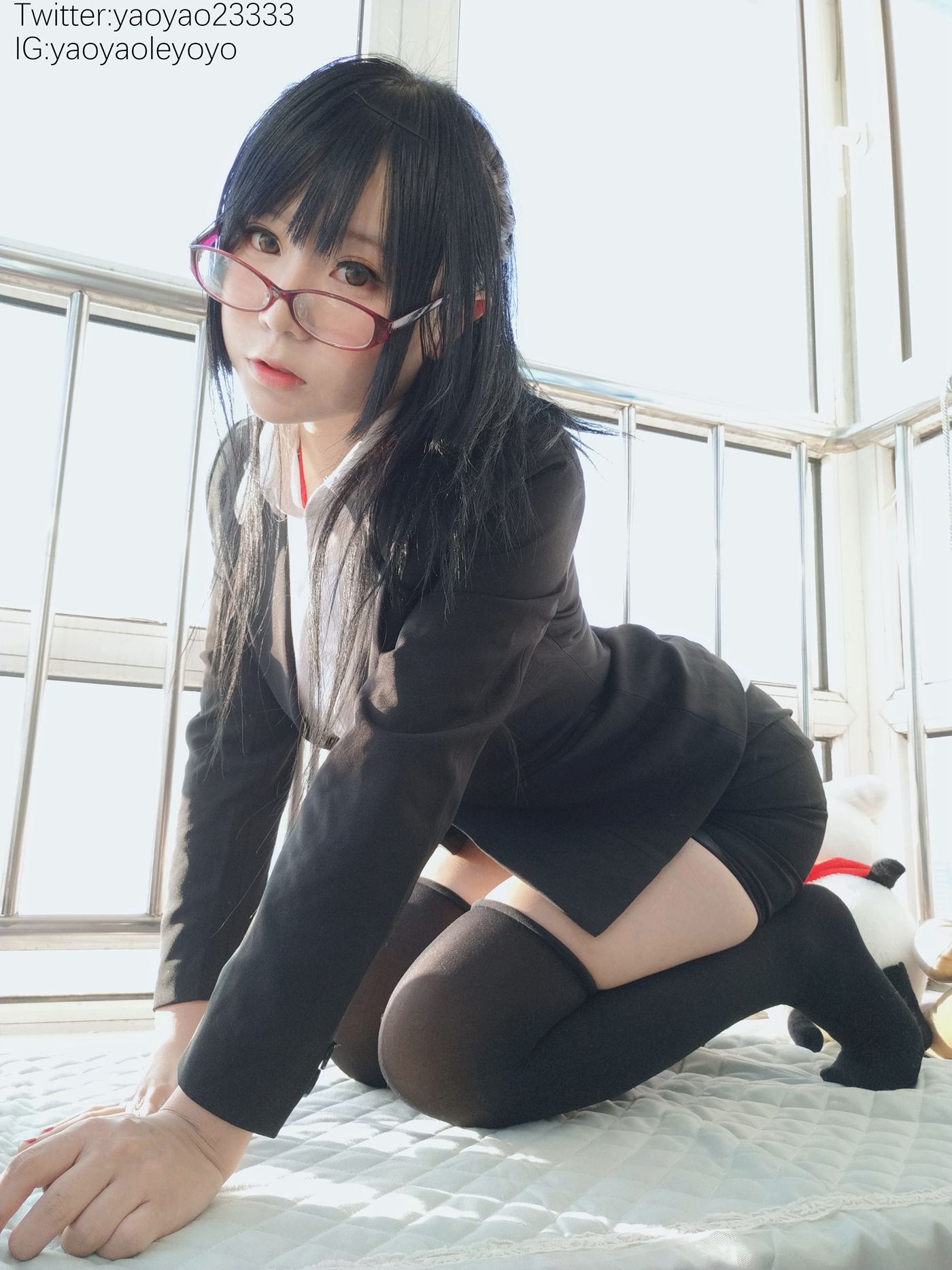 图片[40]-萌妹子Coser摇摇乐yoyo – 补习老师 [66P] – 速更版-美库