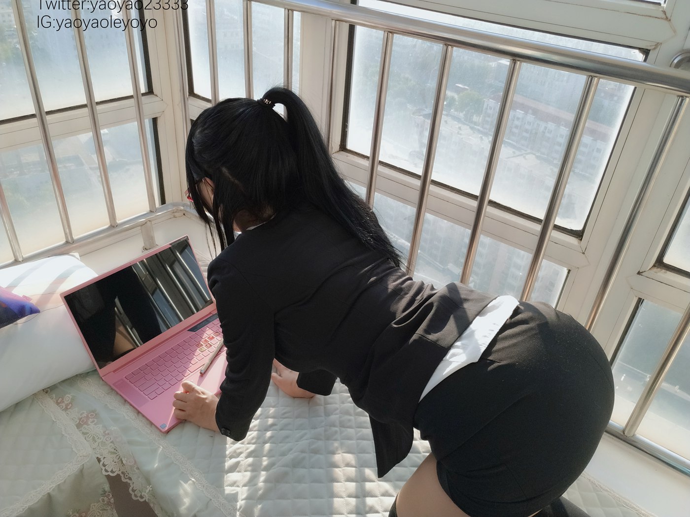 图片[42]-萌妹子Coser摇摇乐yoyo – 补习老师 [66P] – 速更版-美库