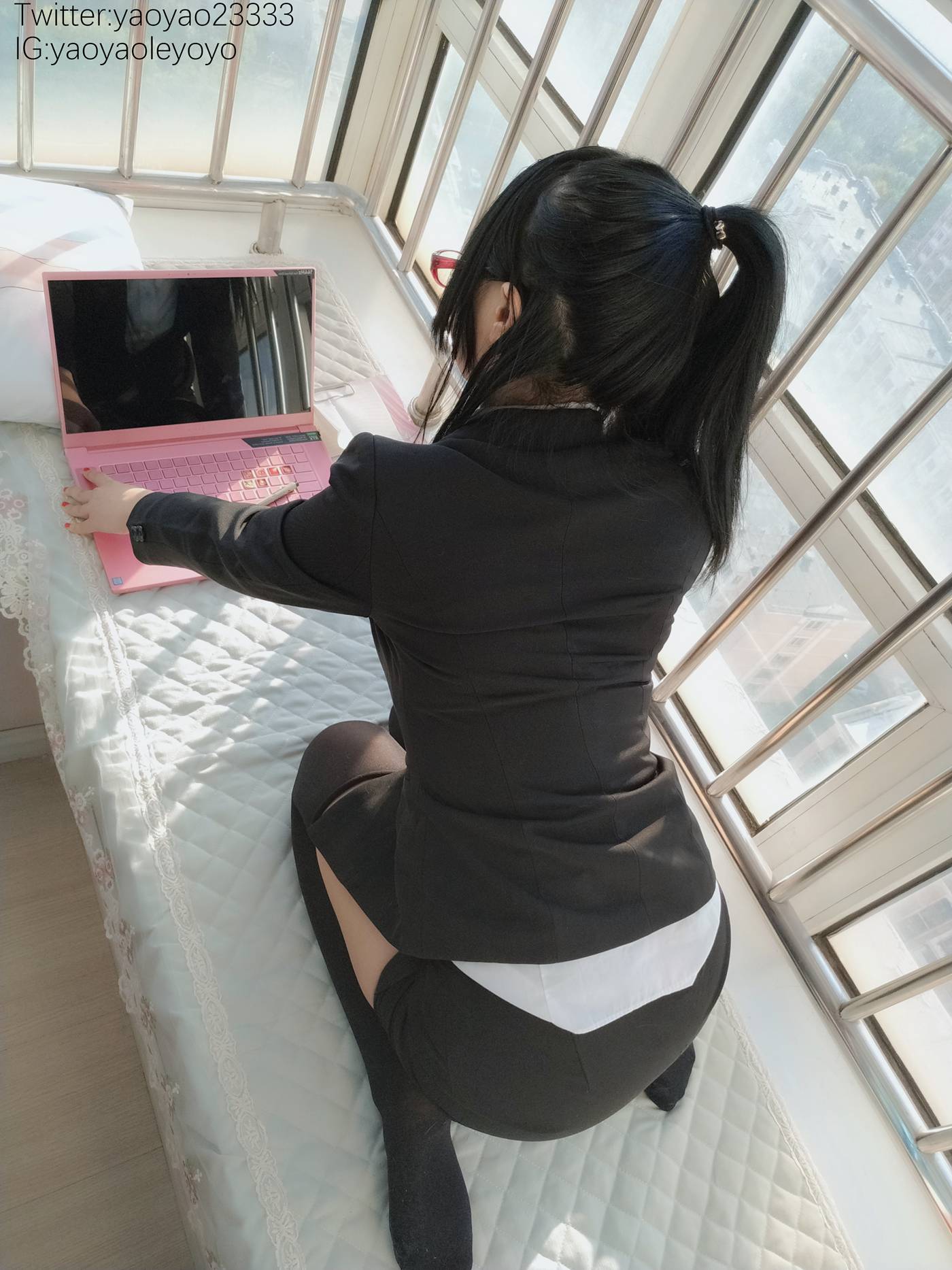 图片[43]-萌妹子Coser摇摇乐yoyo – 补习老师 [66P] – 速更版-美库