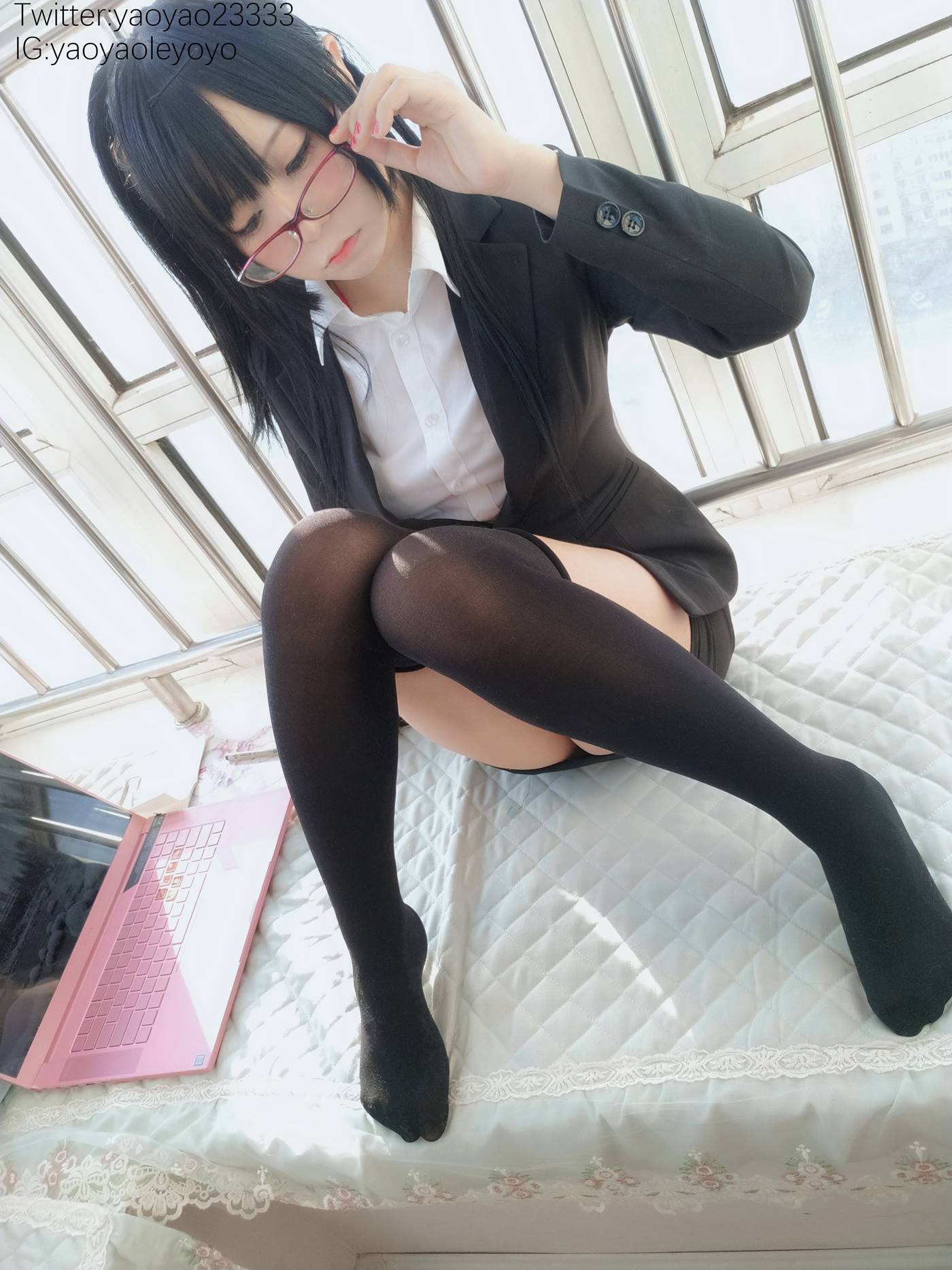 图片[46]-萌妹子Coser摇摇乐yoyo – 补习老师 [66P] – 速更版-美库