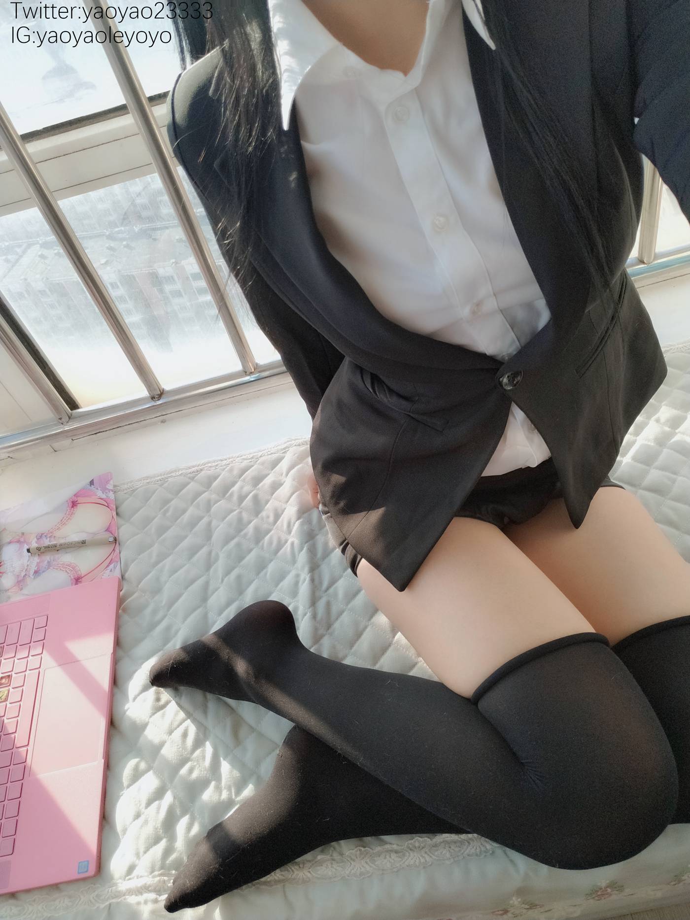 图片[48]-萌妹子Coser摇摇乐yoyo – 补习老师 [66P] – 速更版-美库