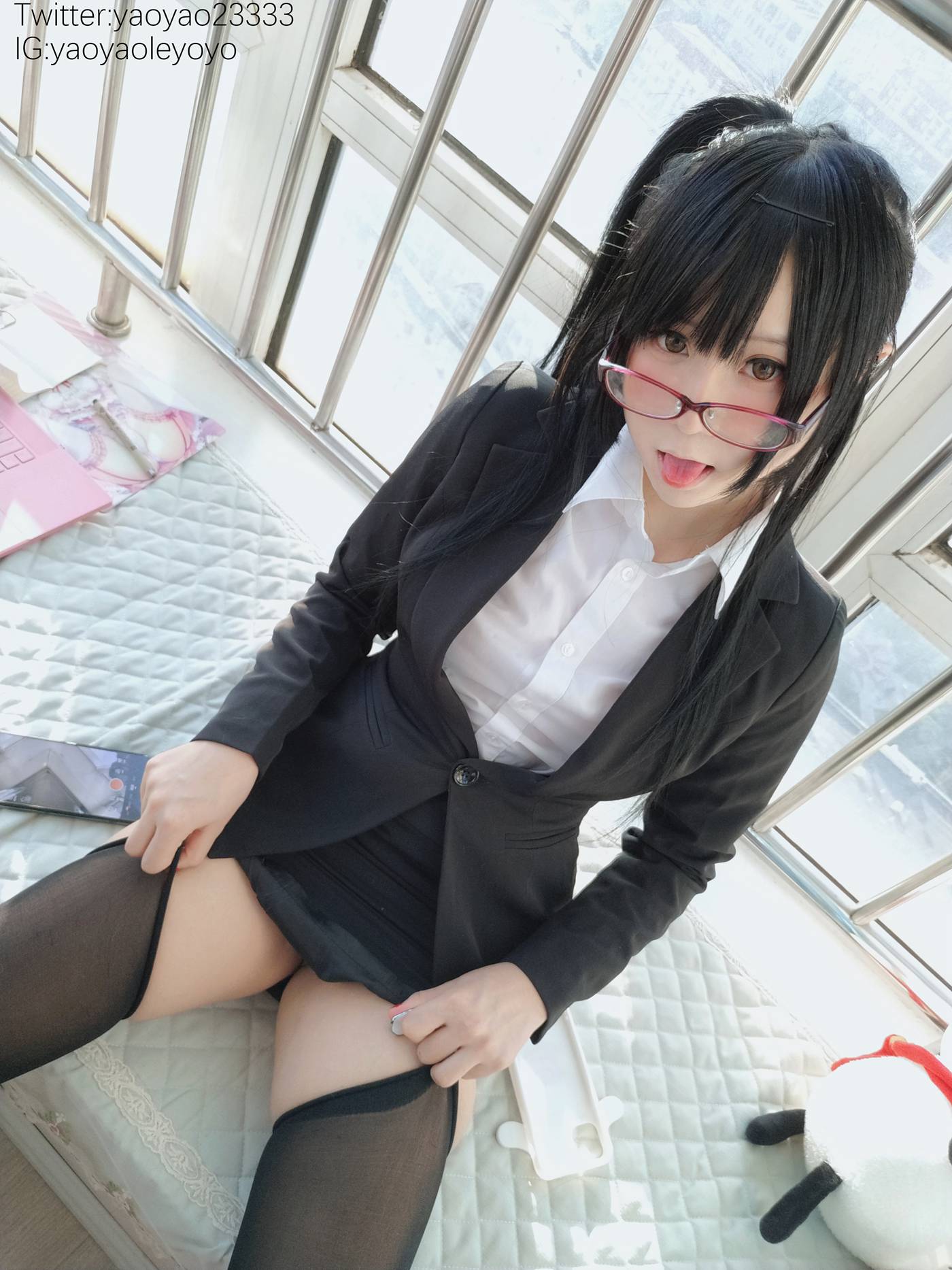 图片[49]-萌妹子Coser摇摇乐yoyo – 补习老师 [66P] – 速更版-美库