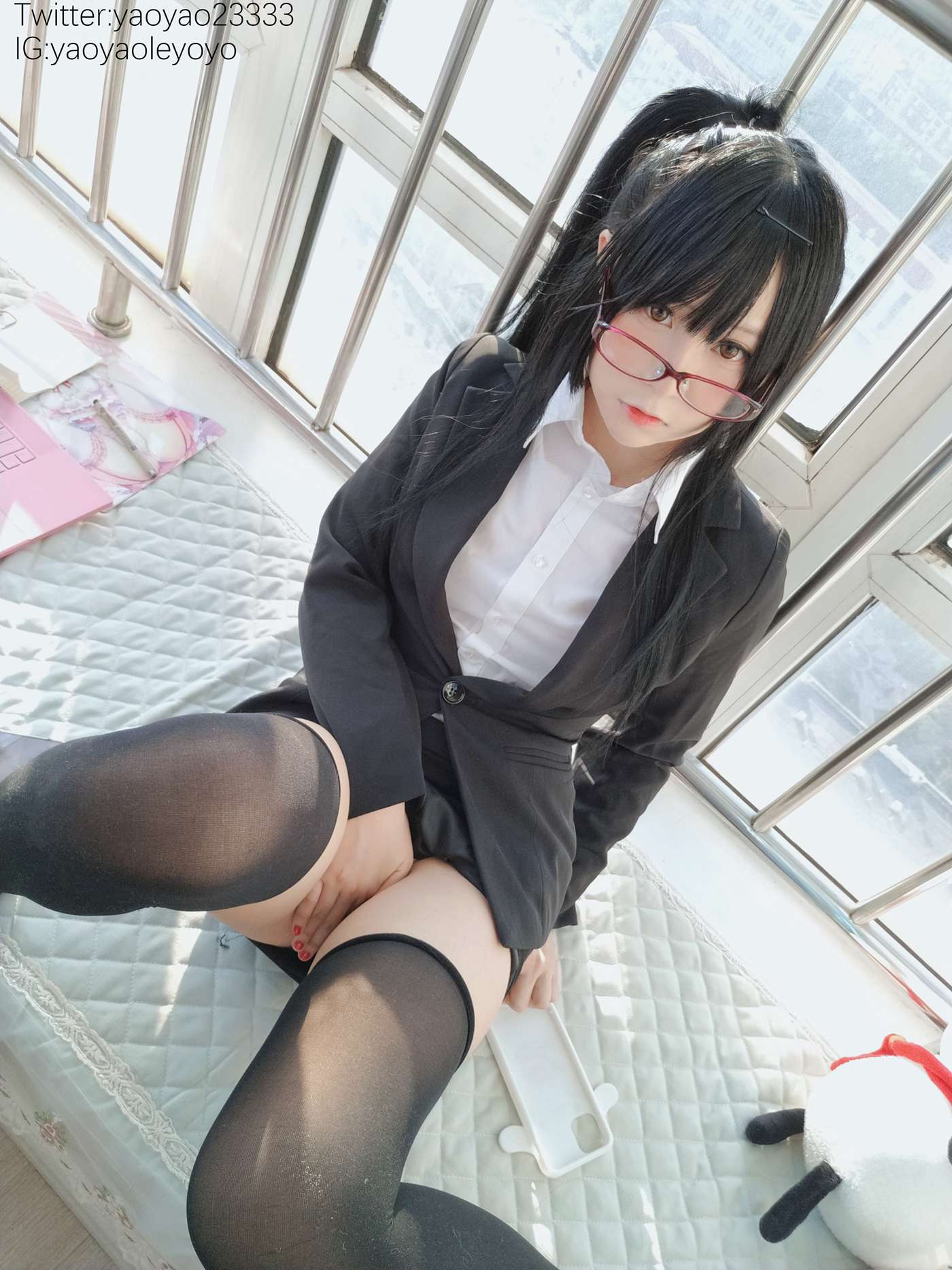 图片[50]-萌妹子Coser摇摇乐yoyo – 补习老师 [66P] – 速更版-美库