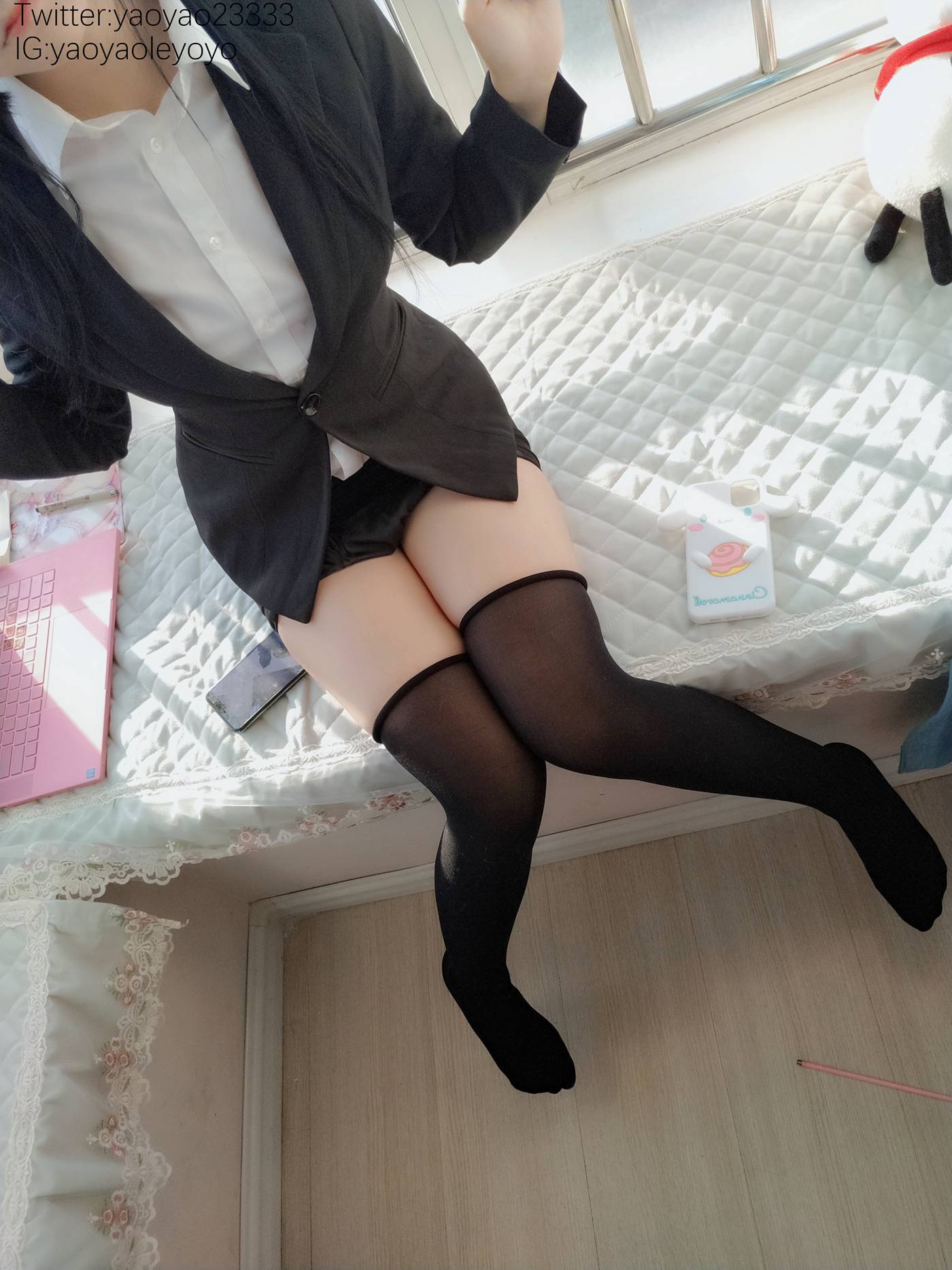 图片[53]-萌妹子Coser摇摇乐yoyo – 补习老师 [66P] – 速更版-美库