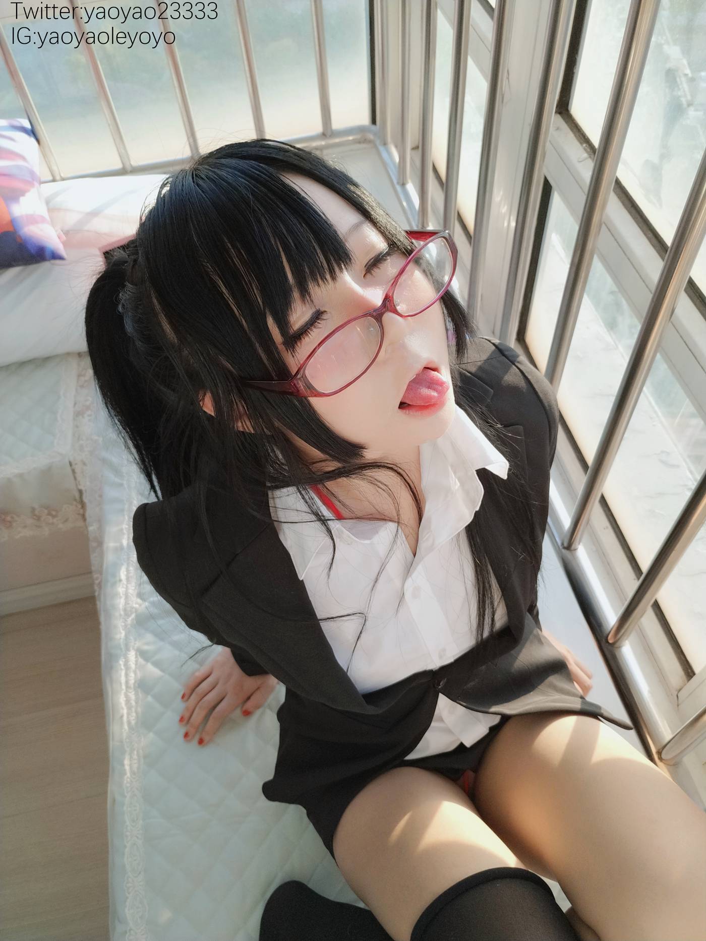 图片[55]-萌妹子Coser摇摇乐yoyo – 补习老师 [66P] – 速更版-美库