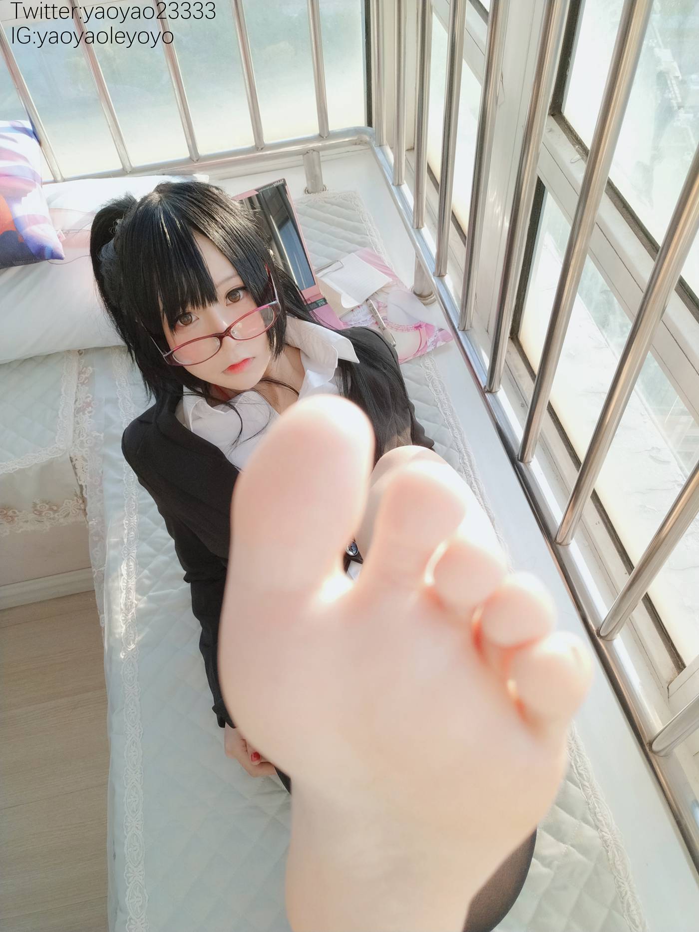 图片[59]-萌妹子Coser摇摇乐yoyo – 补习老师 [66P] – 速更版-美库