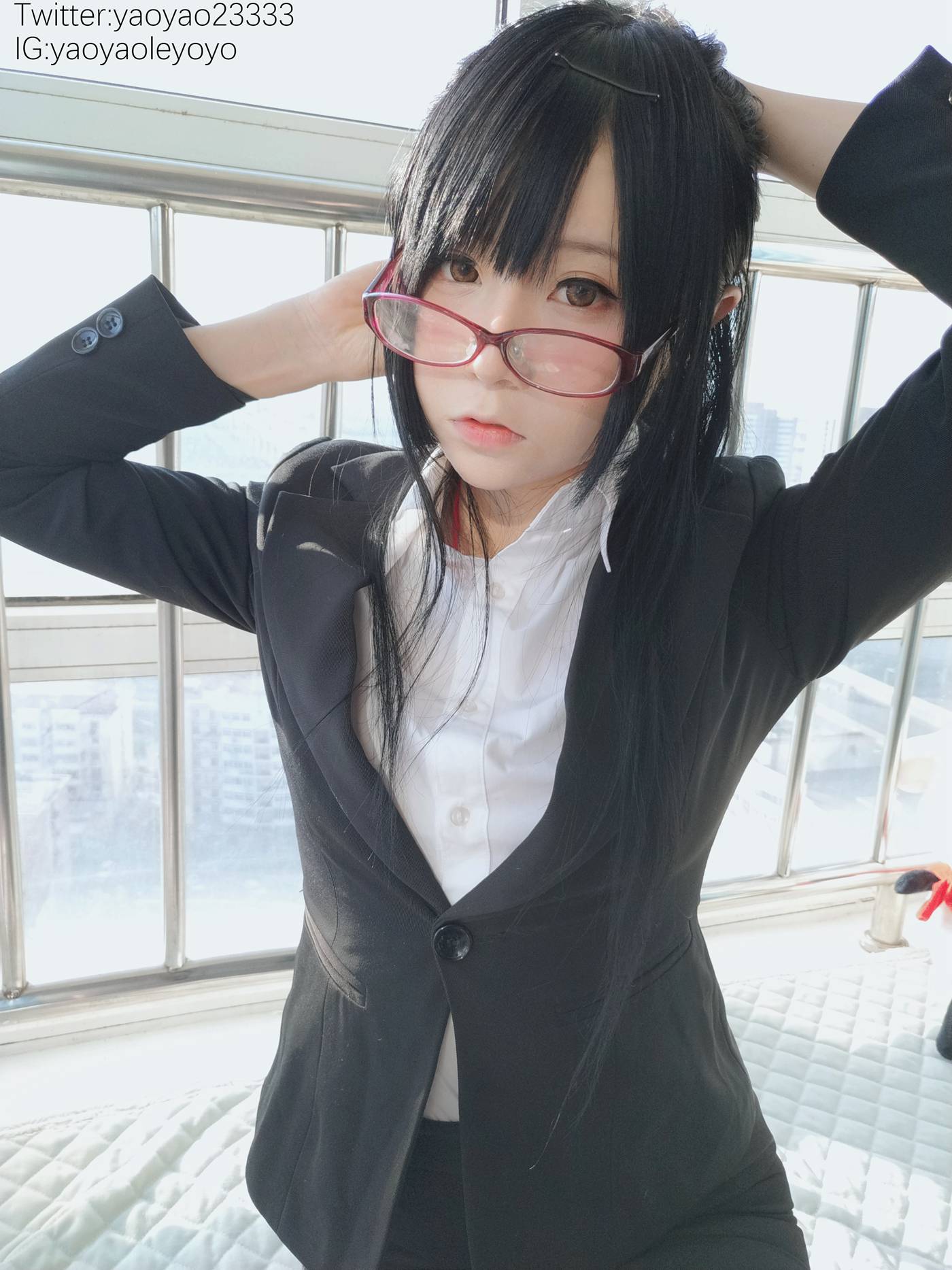 图片[64]-萌妹子Coser摇摇乐yoyo – 补习老师 [66P] – 速更版-美库