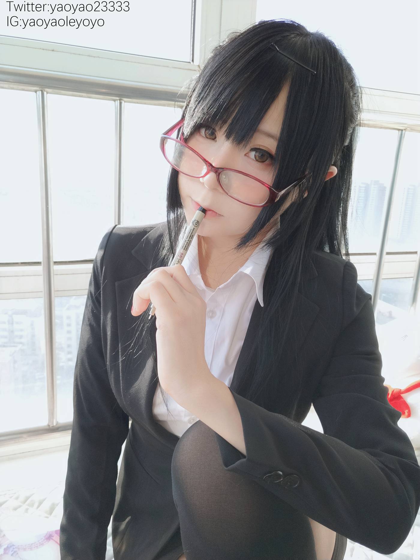 图片[67]-萌妹子Coser摇摇乐yoyo – 补习老师 [66P] – 速更版-美库