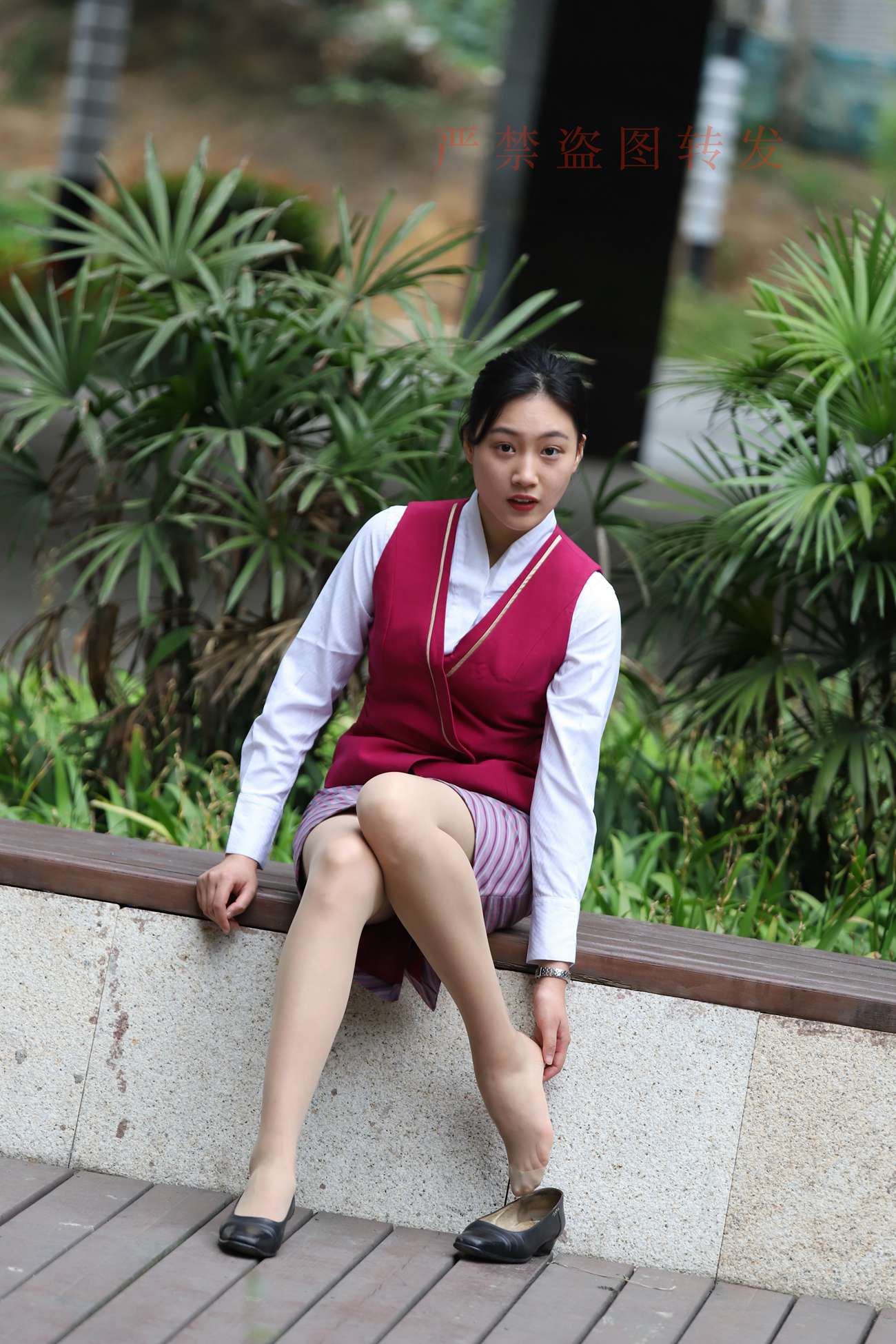 图片[21]-大西瓜爱牙膏-2018 5月活动 模特2（二） 空乘制服 (1)[260P] – 速更版-美库