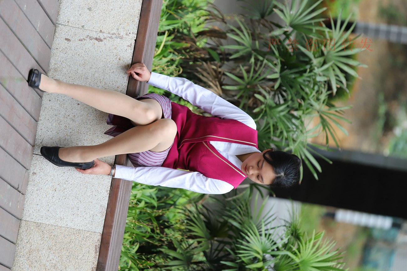 图片[23]-大西瓜爱牙膏-2018 5月活动 模特2（二） 空乘制服 (1)[260P] – 速更版-美库