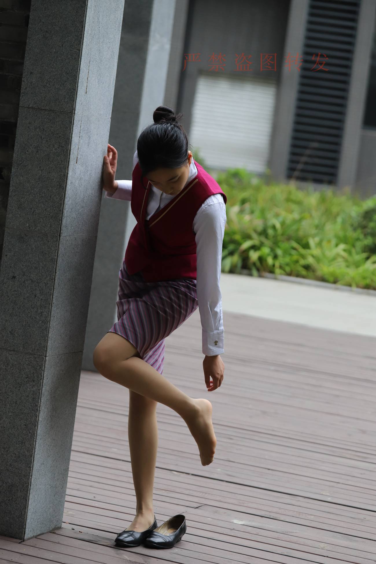 图片[34]-大西瓜爱牙膏-2018 5月活动 模特2（二） 空乘制服 (1)[260P] – 速更版-美库