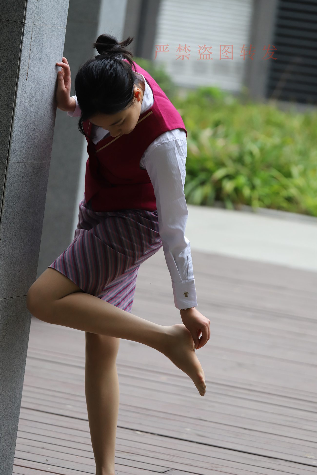 图片[37]-大西瓜爱牙膏-2018 5月活动 模特2（二） 空乘制服 (1)[260P] – 速更版-美库