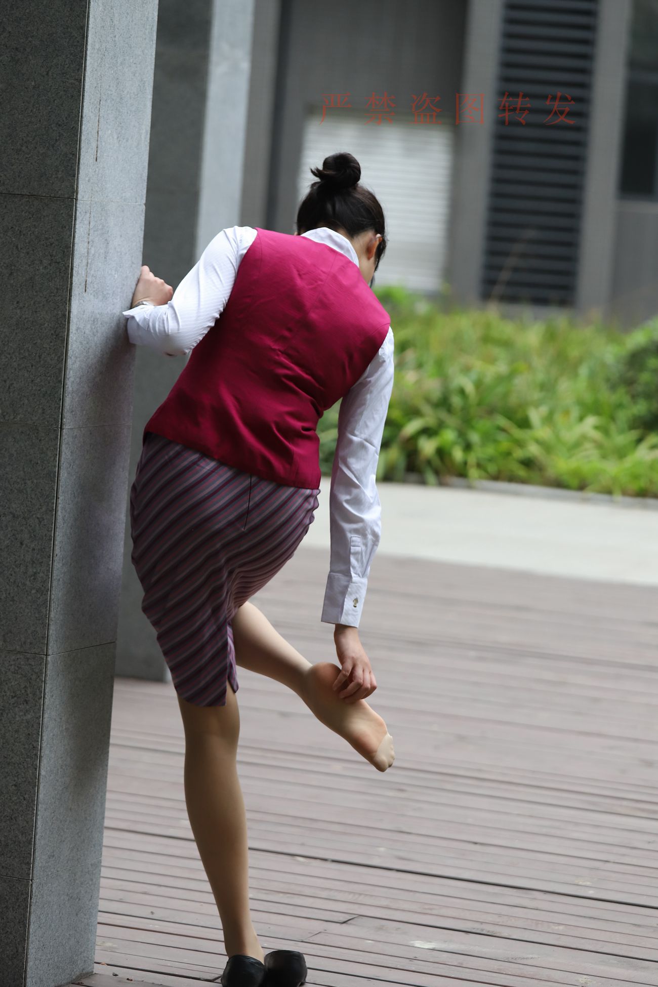 图片[40]-大西瓜爱牙膏-2018 5月活动 模特2（二） 空乘制服 (1)[260P] – 速更版-美库