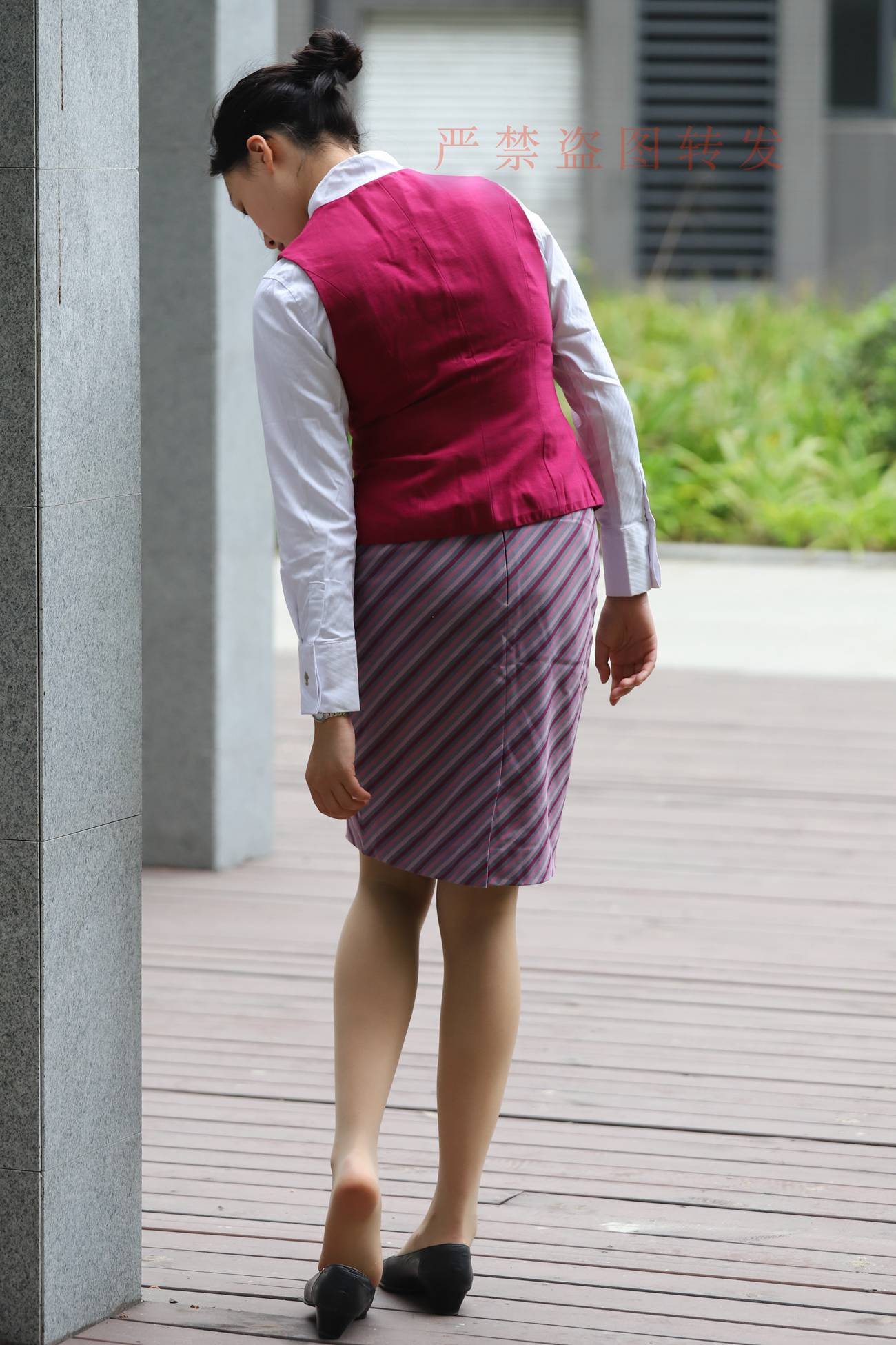 图片[54]-大西瓜爱牙膏-2018 5月活动 模特2（二） 空乘制服 (1)[260P] – 速更版-美库